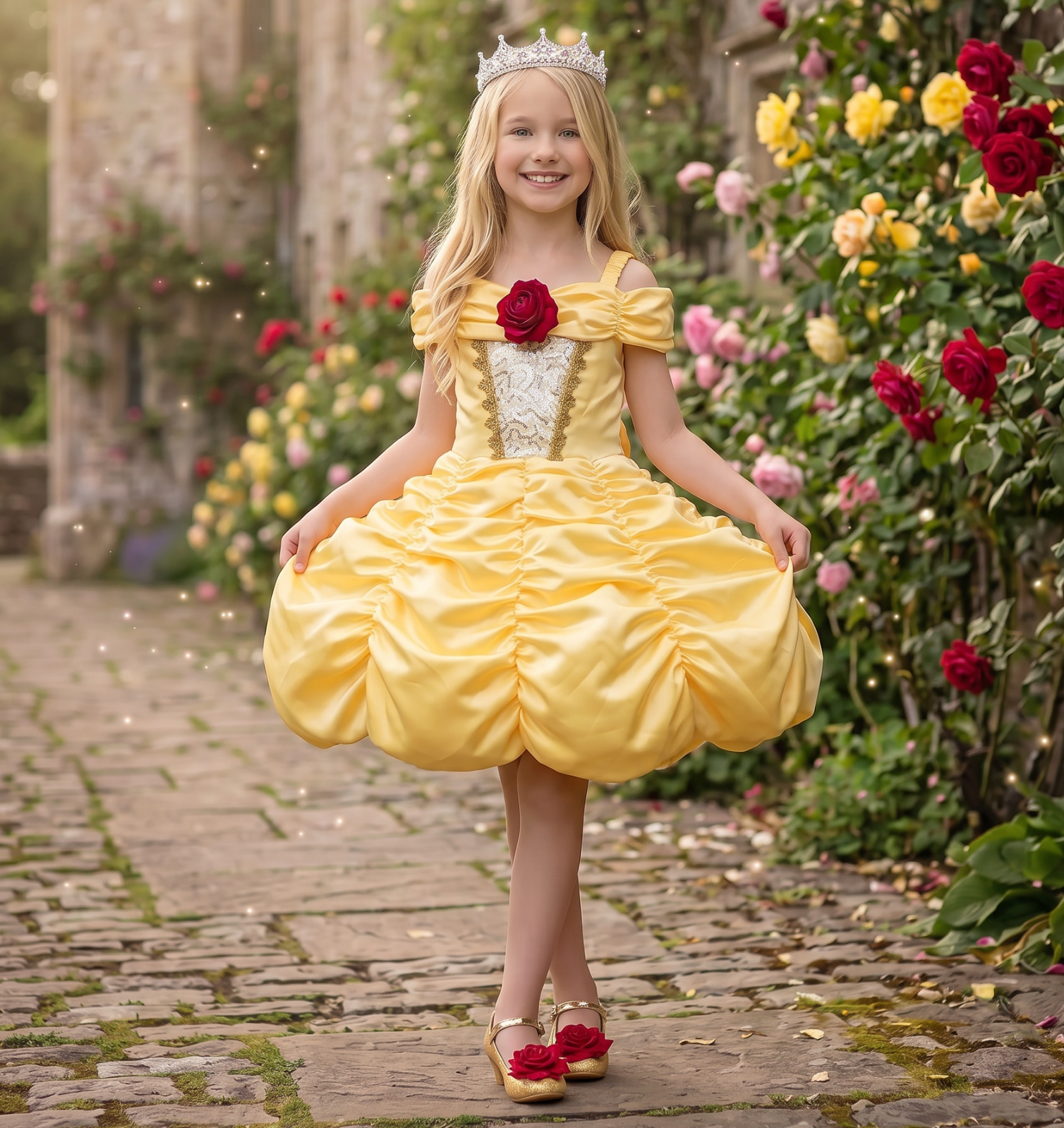 Princess Charlotte Mini Dress & Gloves Set