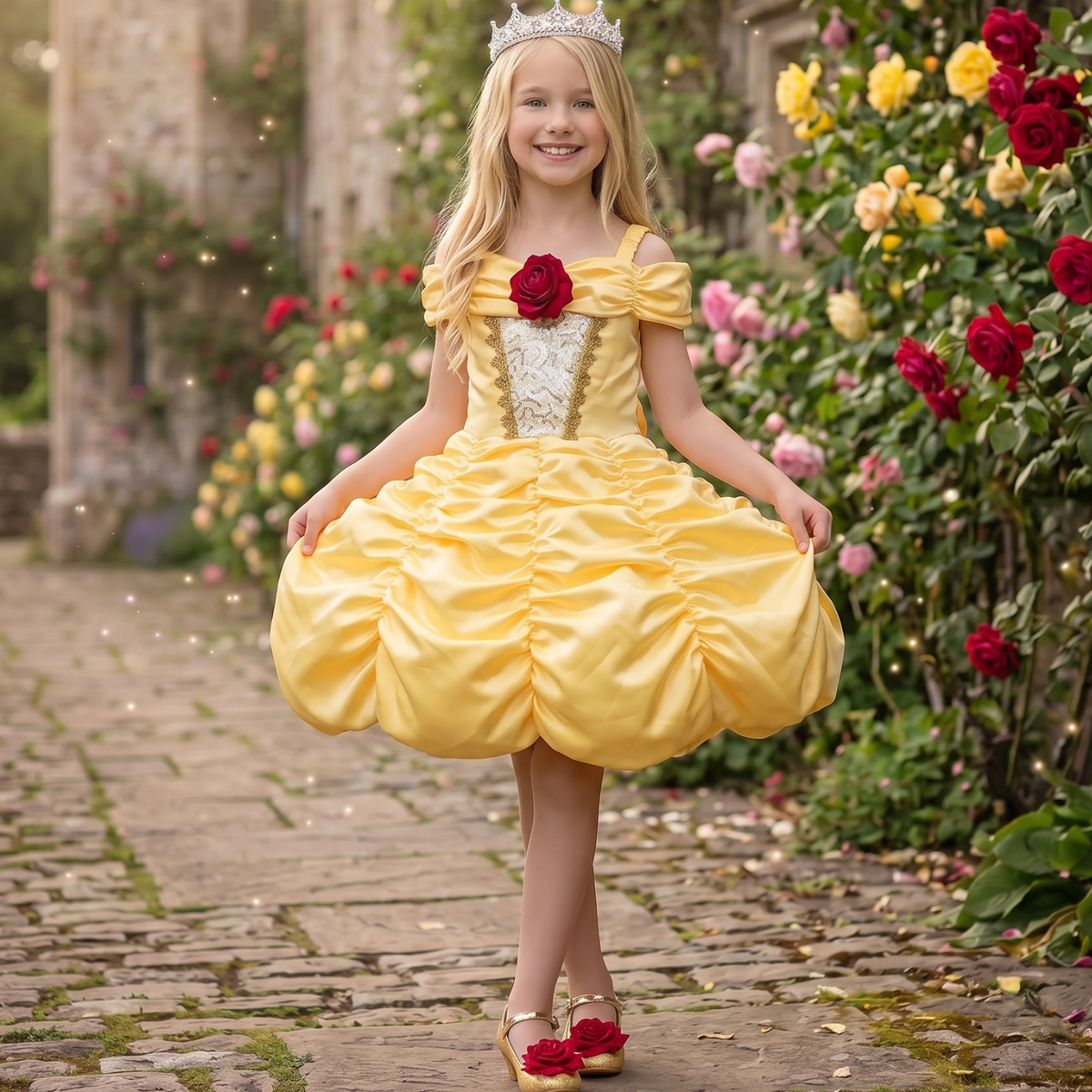 Princess Charlotte Mini Dress & Gloves Set