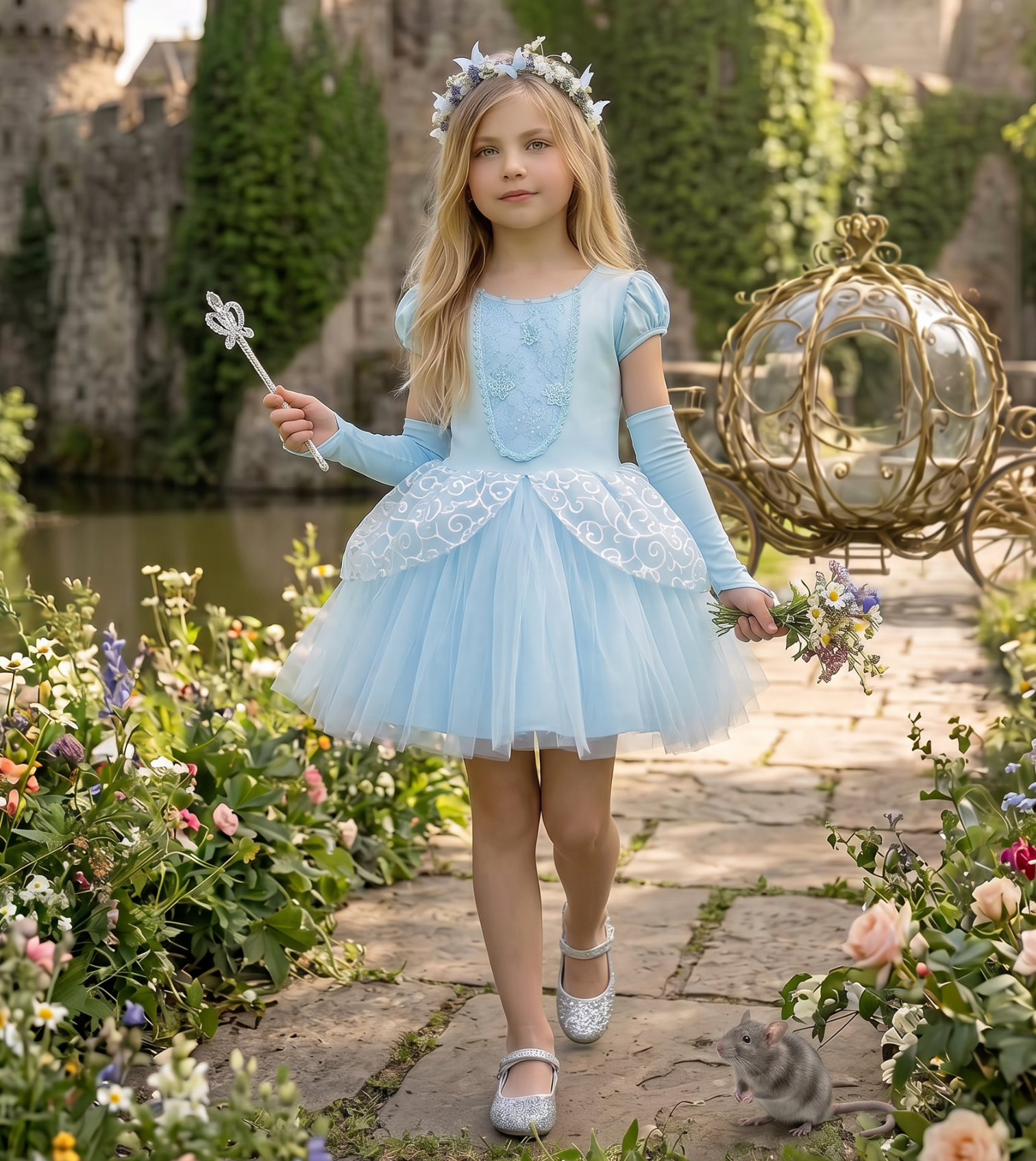 PRINCESS ADELINE MINI DRESS & GLOVES SET