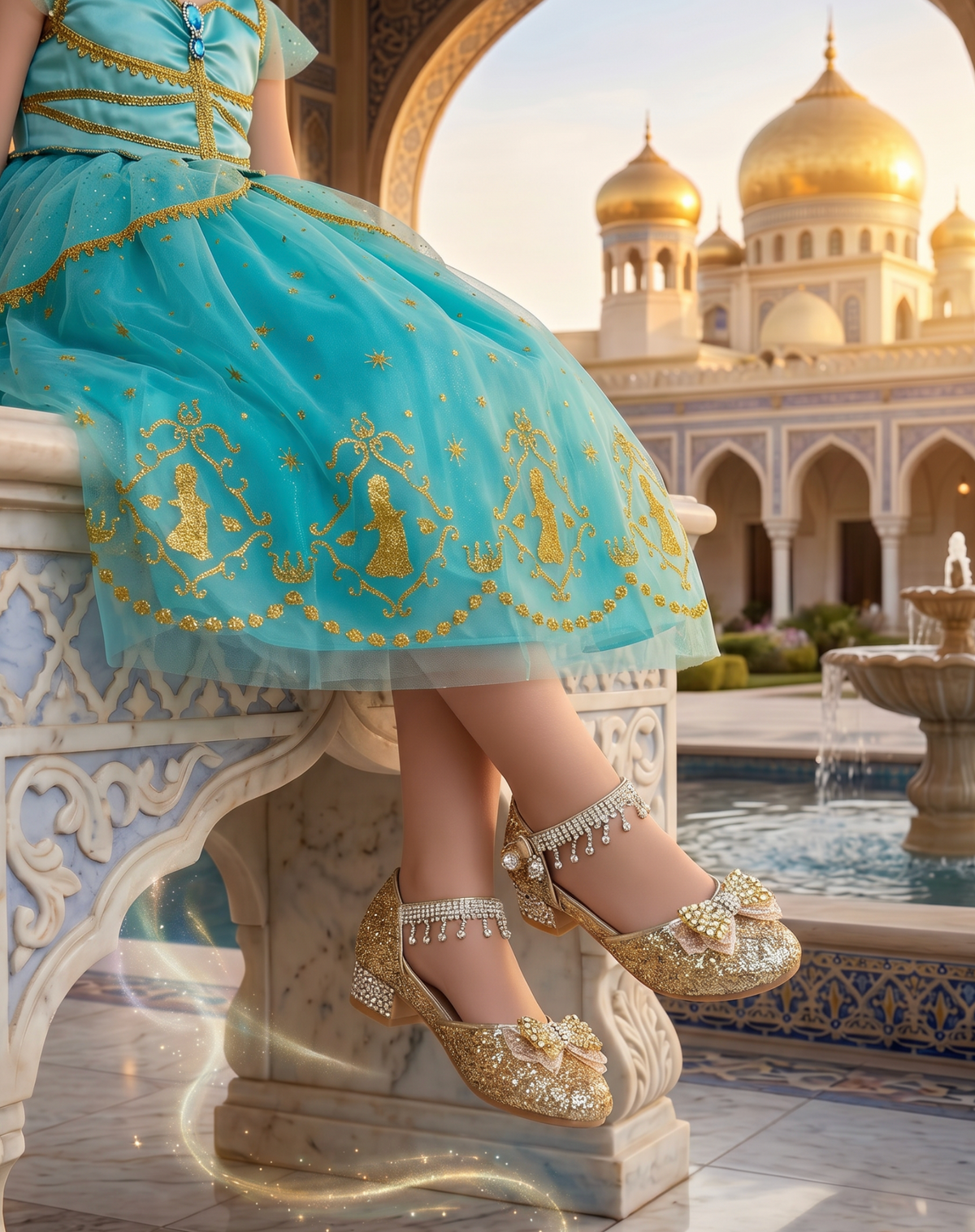 Gold Regal Princess Shoe