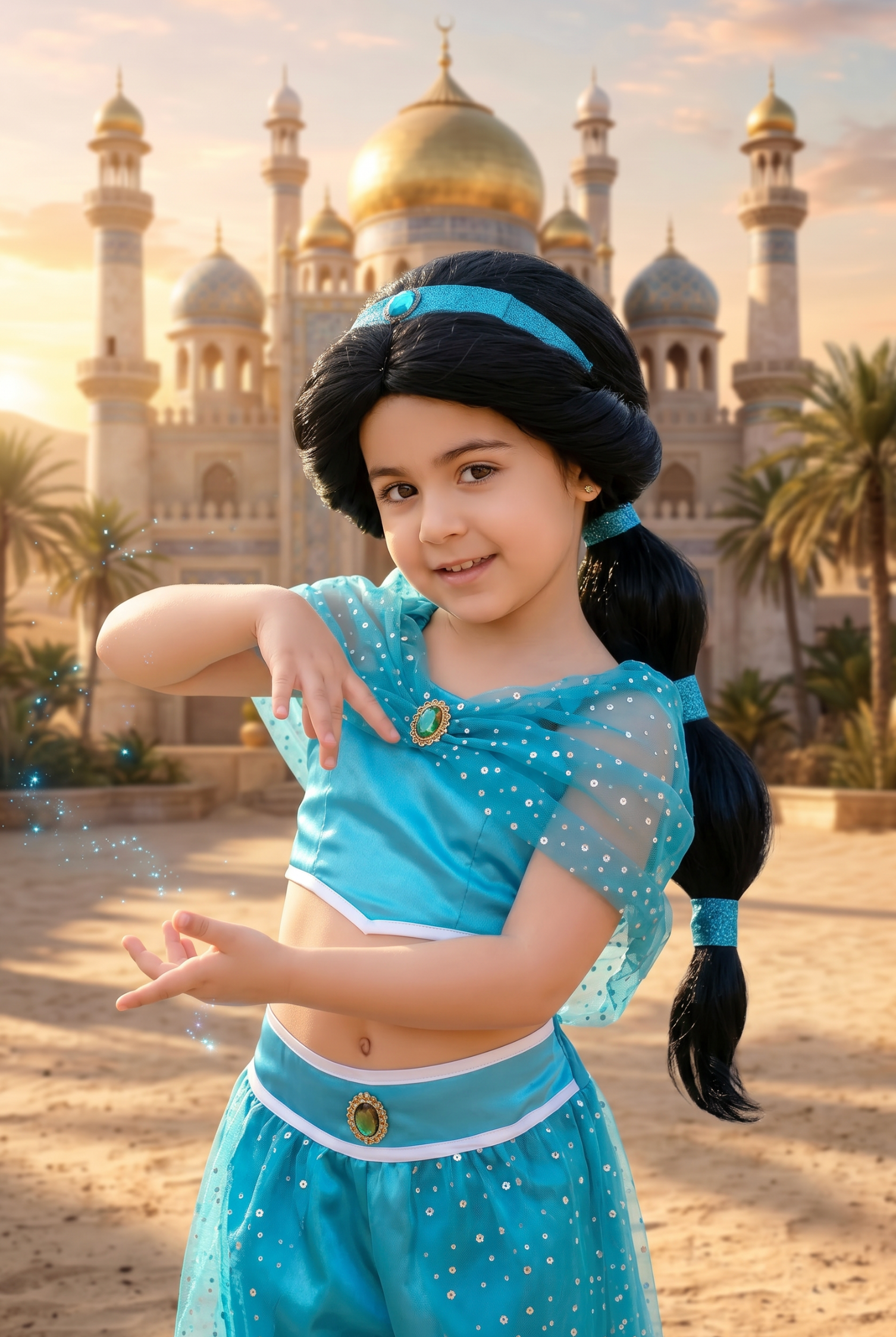 GENIE COSTUME BLUE