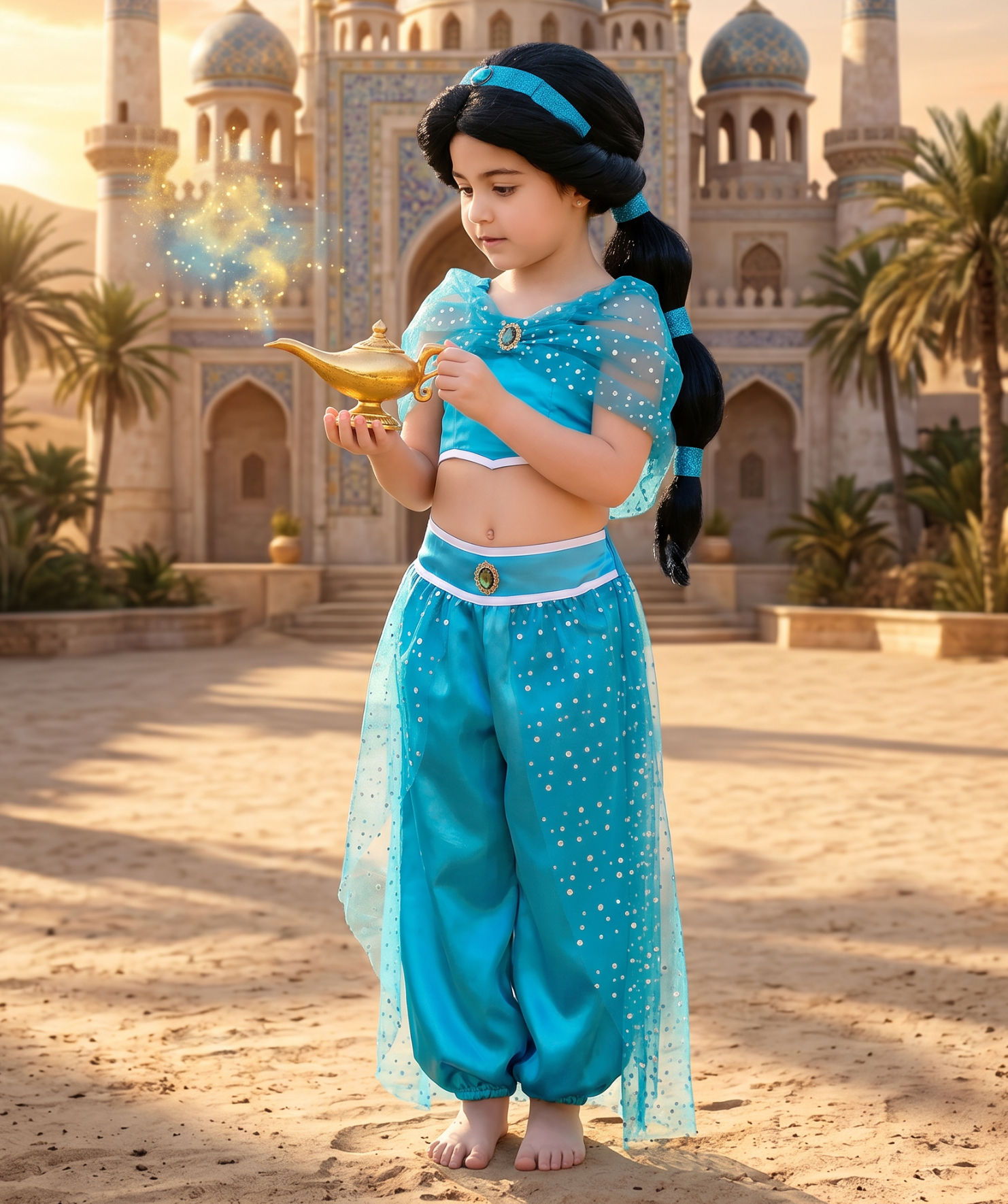 GENIE COSTUME BLUE
