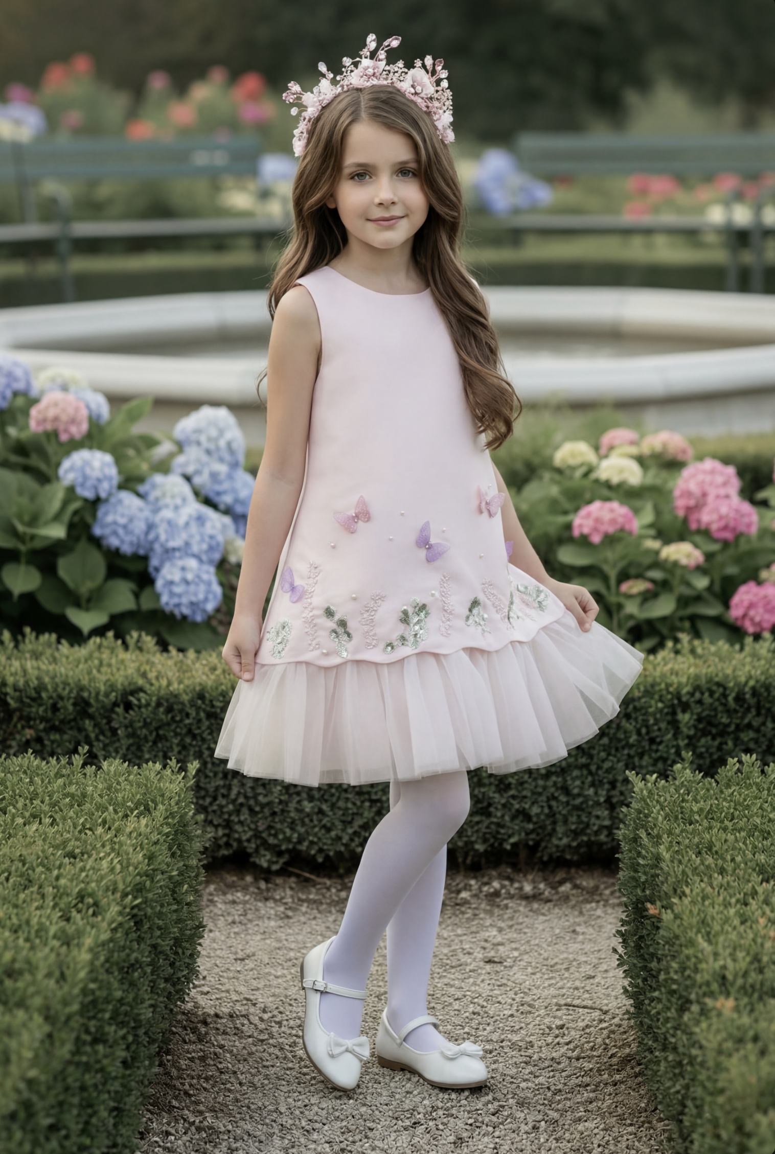 EMERY DRESS & CAPELET SET