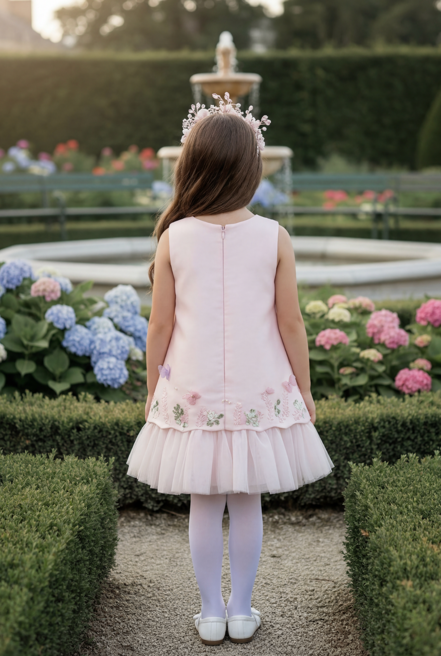 EMERY DRESS & CAPELET SET