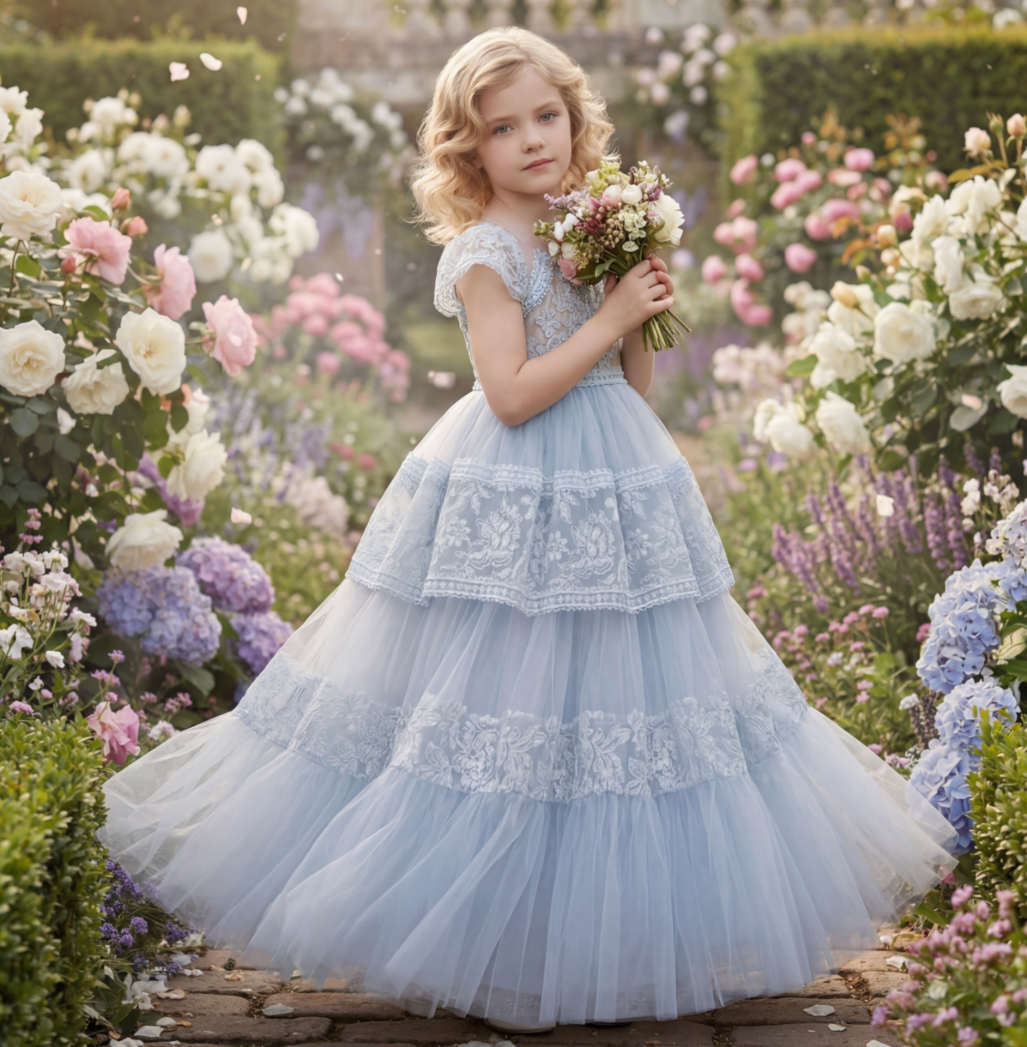 CATERINA DRESS BLUE