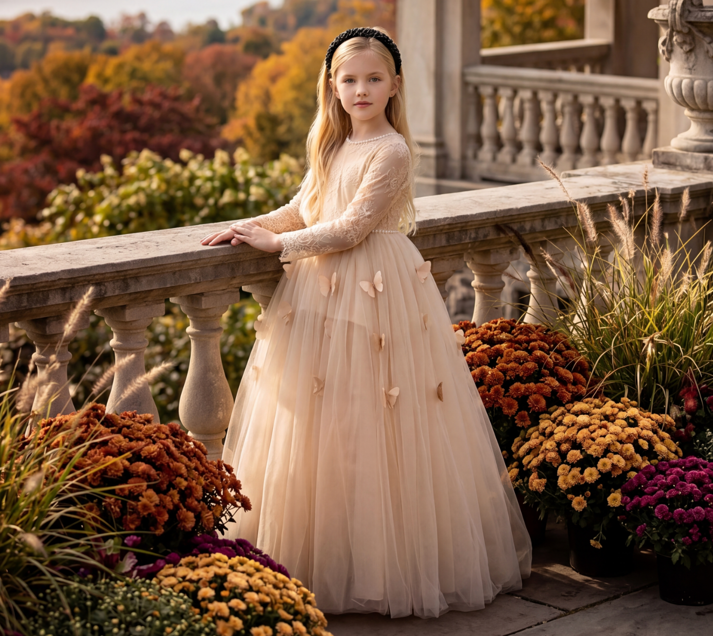 MARIPOSA GOWN CHAMPAGNE