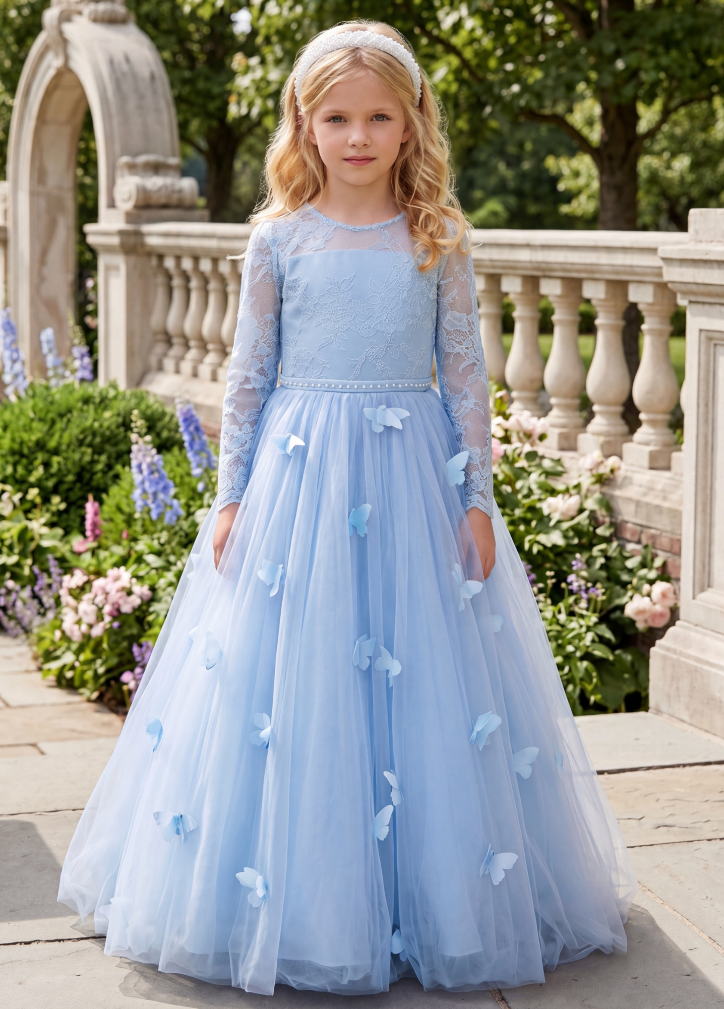 MARIPOSA GOWN BLUE