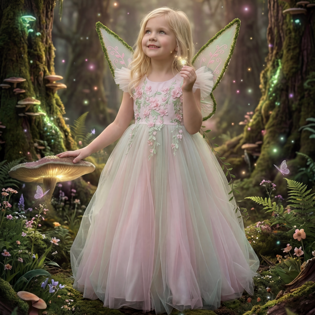 FERNWOOD FAIRY GOWN & WING SET