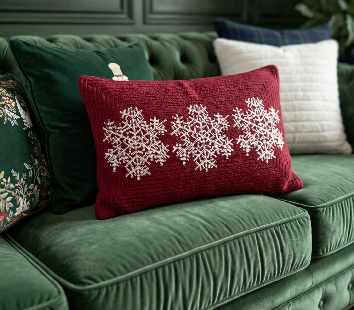 ASPEN SNOWFLAKE PILLOW