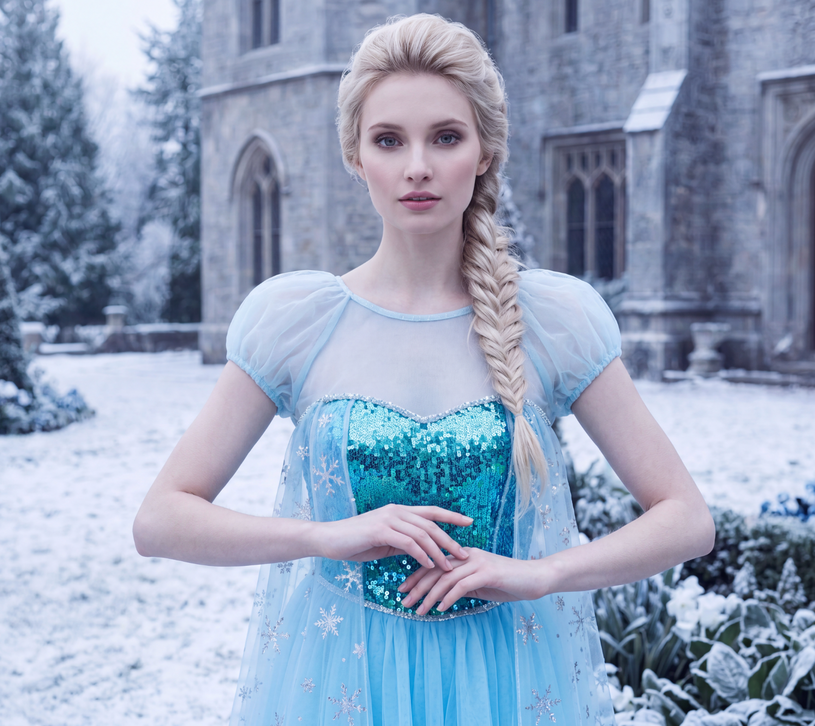 ICE QUEEN GOWN FOR WOMEN
