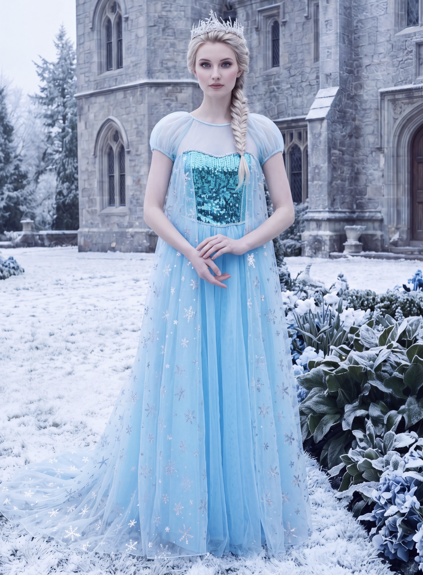 Ice Queen Gown- Ice Queen Gown for Women Online S (4/6)