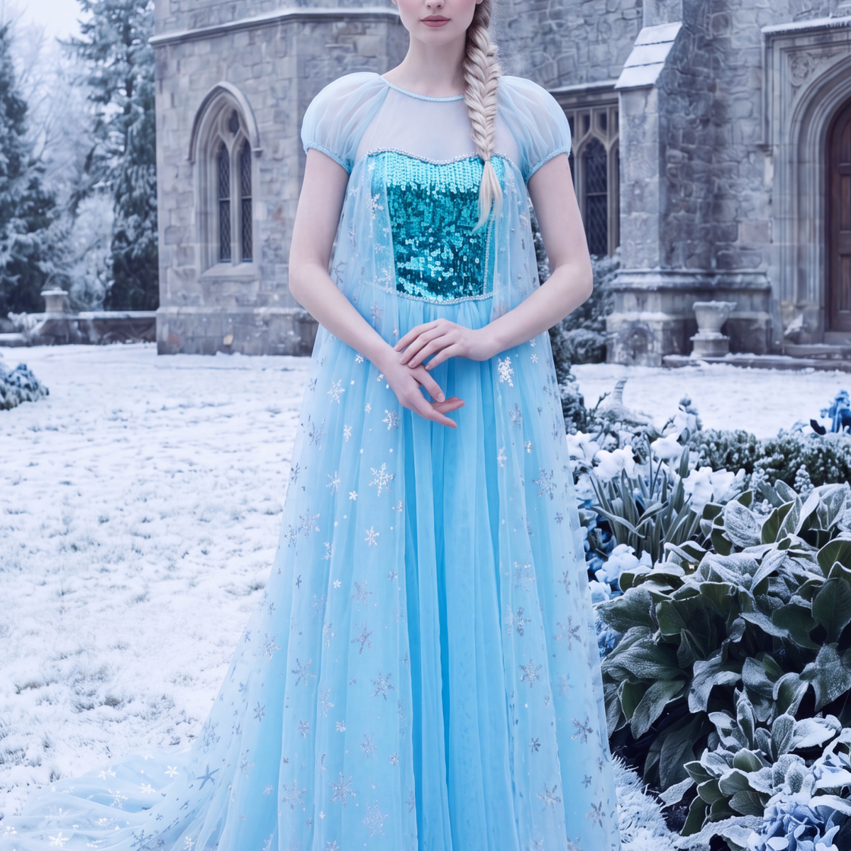 Ice Queen Gown- Ice Queen Gown for Women Online S (4/6)