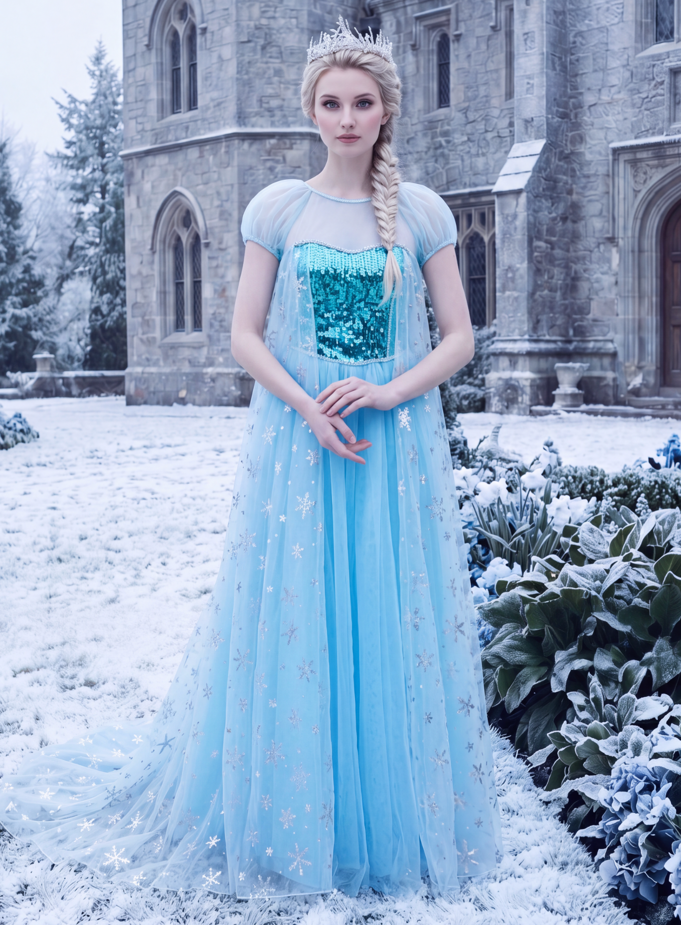 Ice Queen Gown- Ice Queen Gown for Women Online S (4/6)