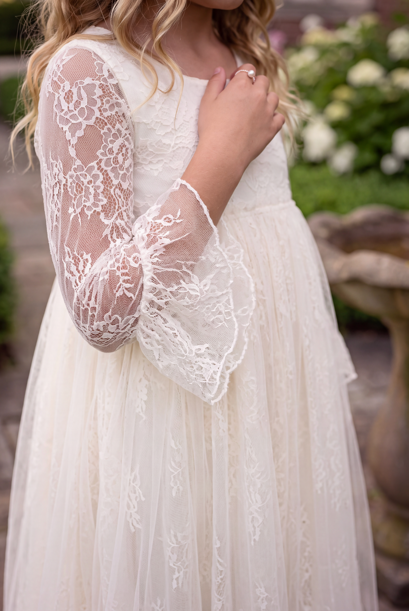 DELANEY GOWN WHITE