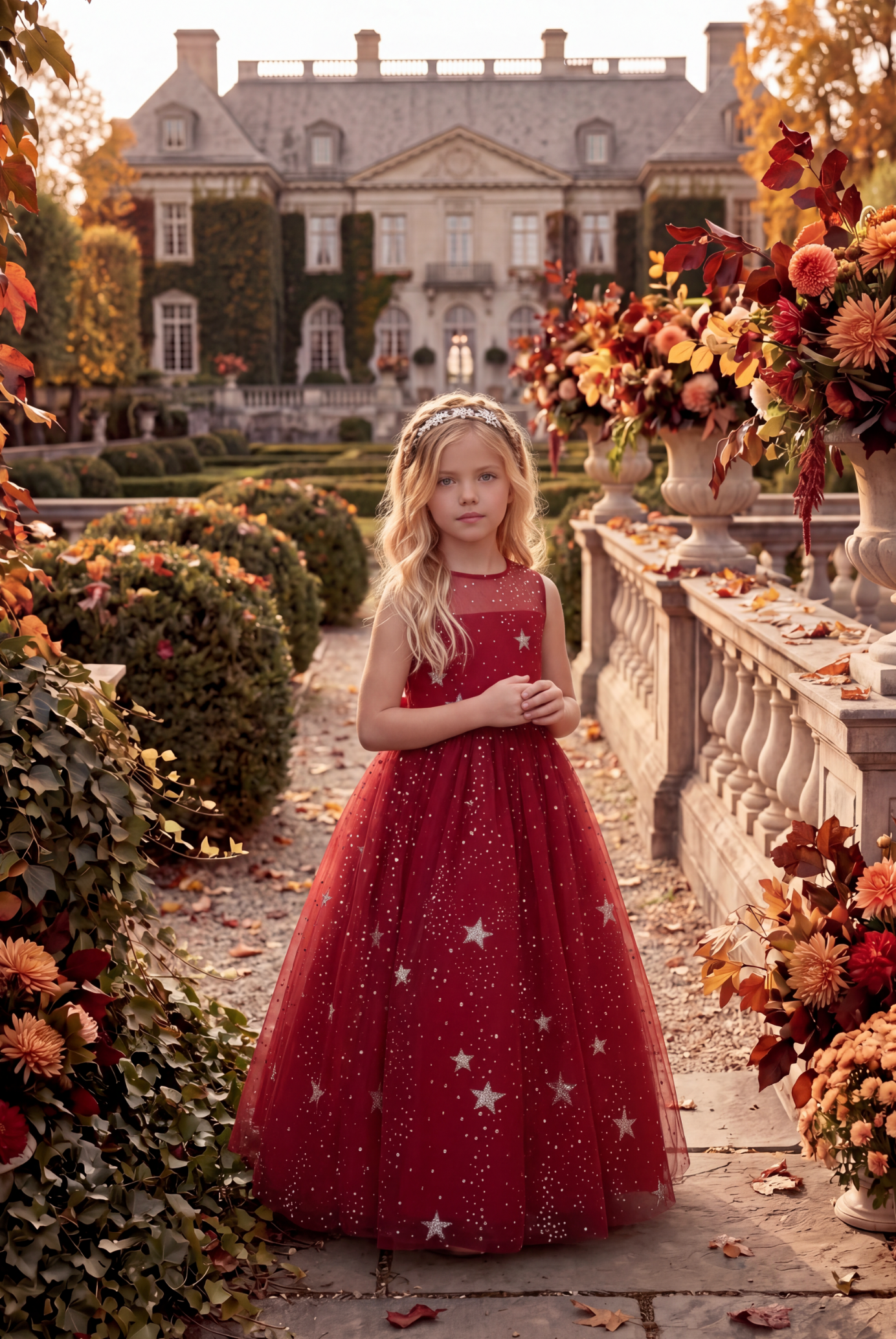 ANTOINETTE GOWN CRIMSON
