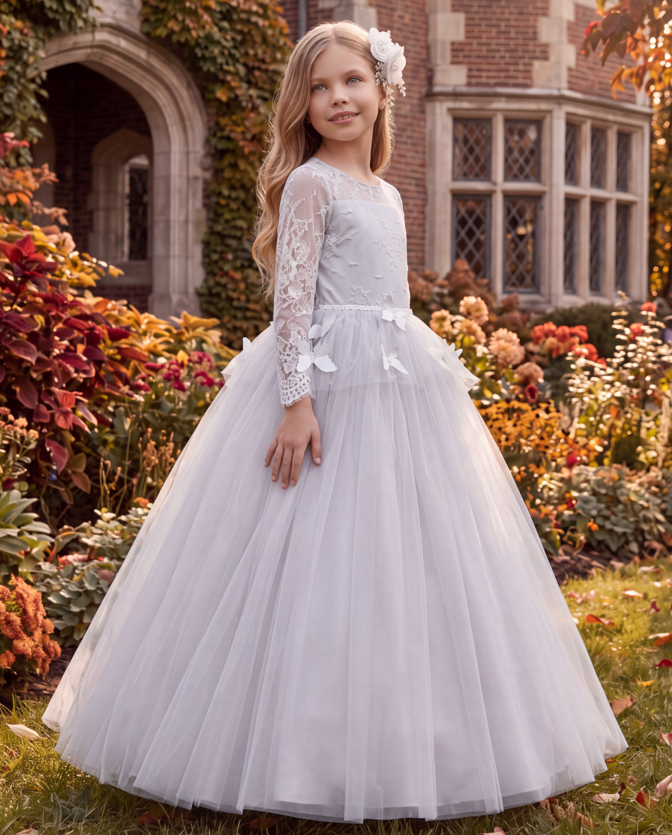 MARIPOSA GOWN SILVER