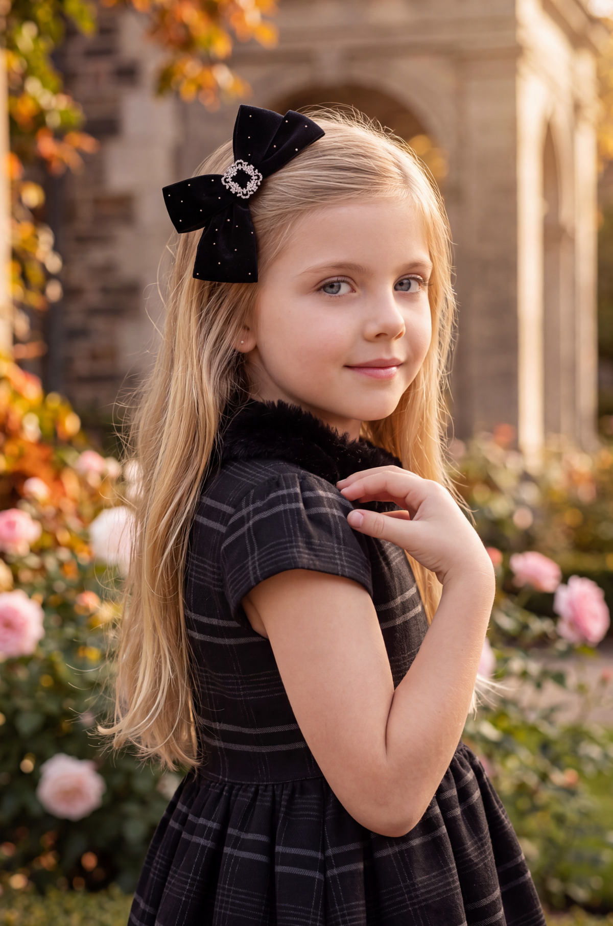 EVANGELINE DRESS BLACK