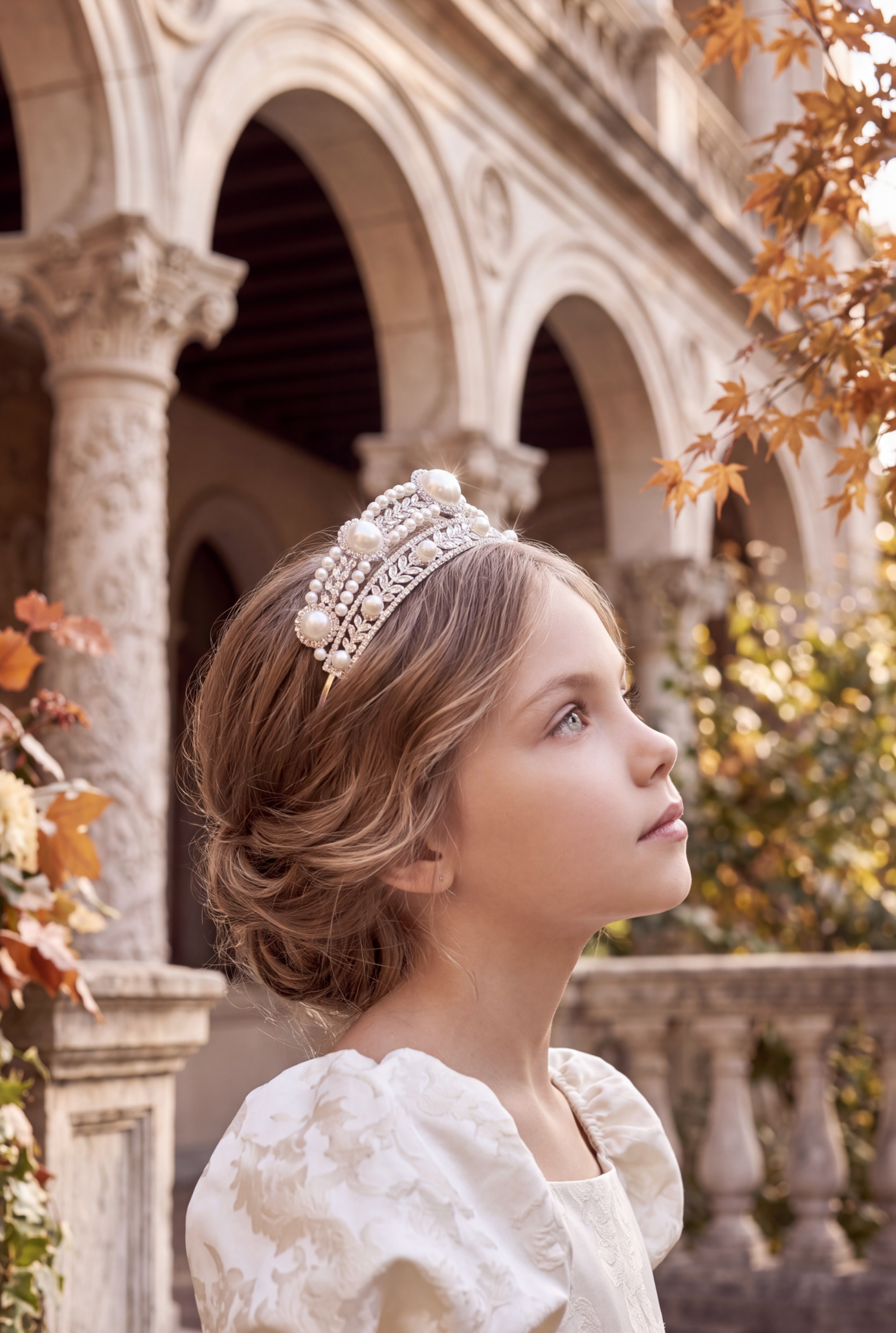 ARIELLE DRESS IVORY JACQUARD