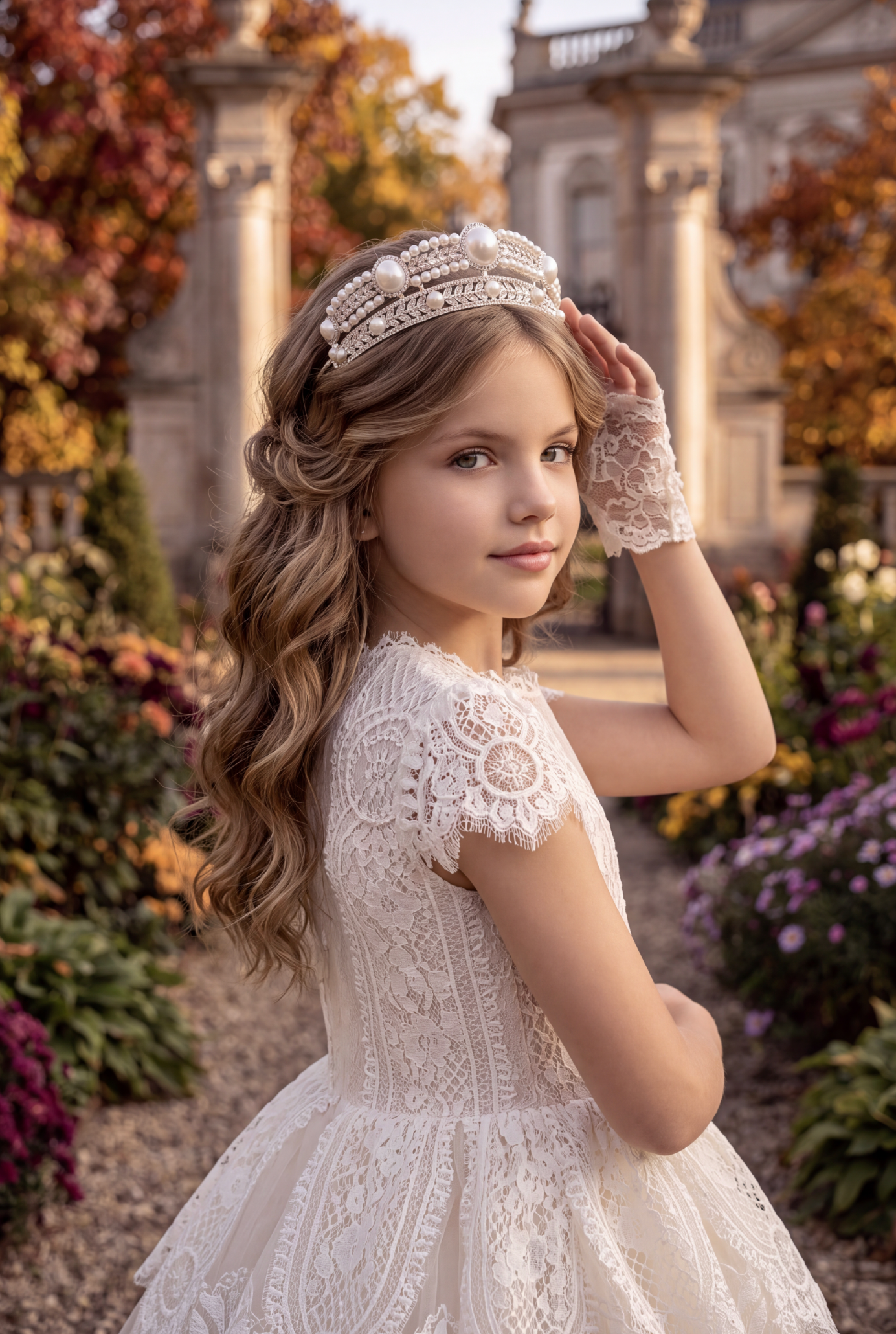 GWENDOLYN GOWN-WHITE/NATURAL