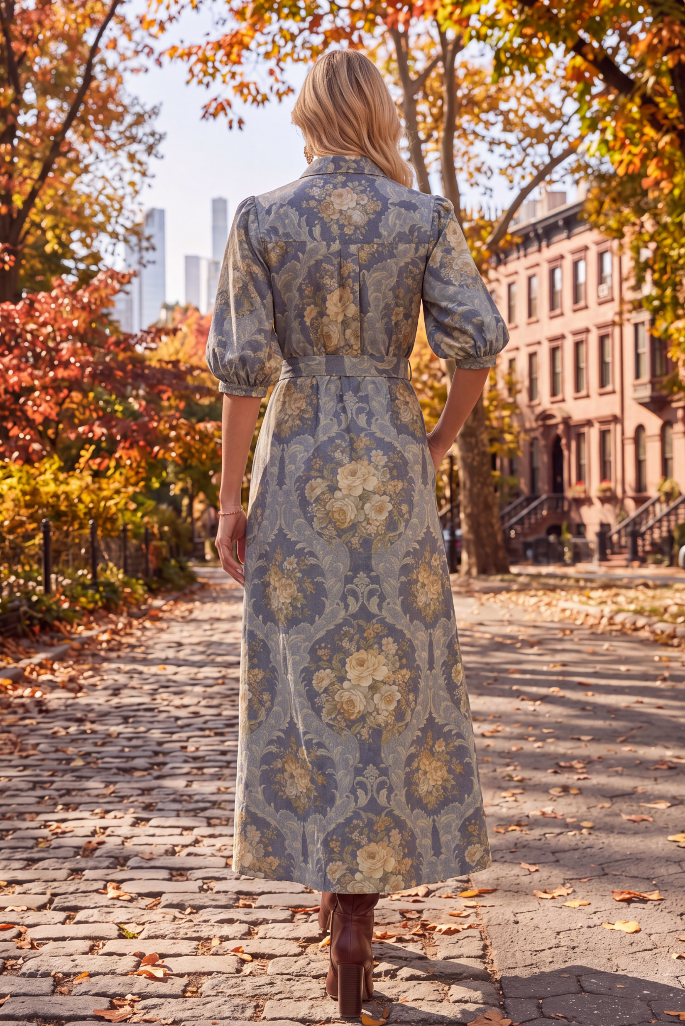 FARLEIGH DRESS FRENCH FLORAL