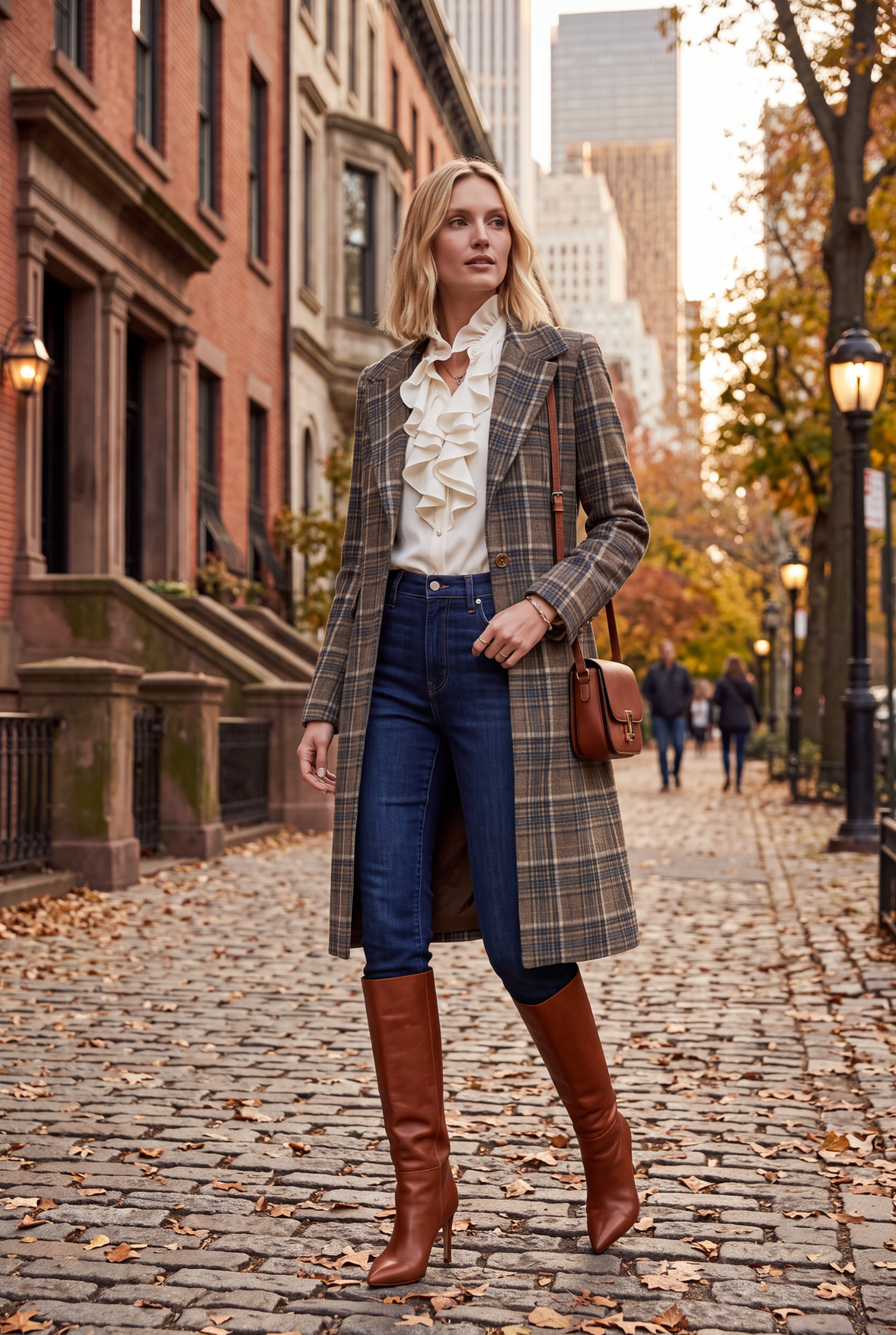 EMILIA PLAID COAT