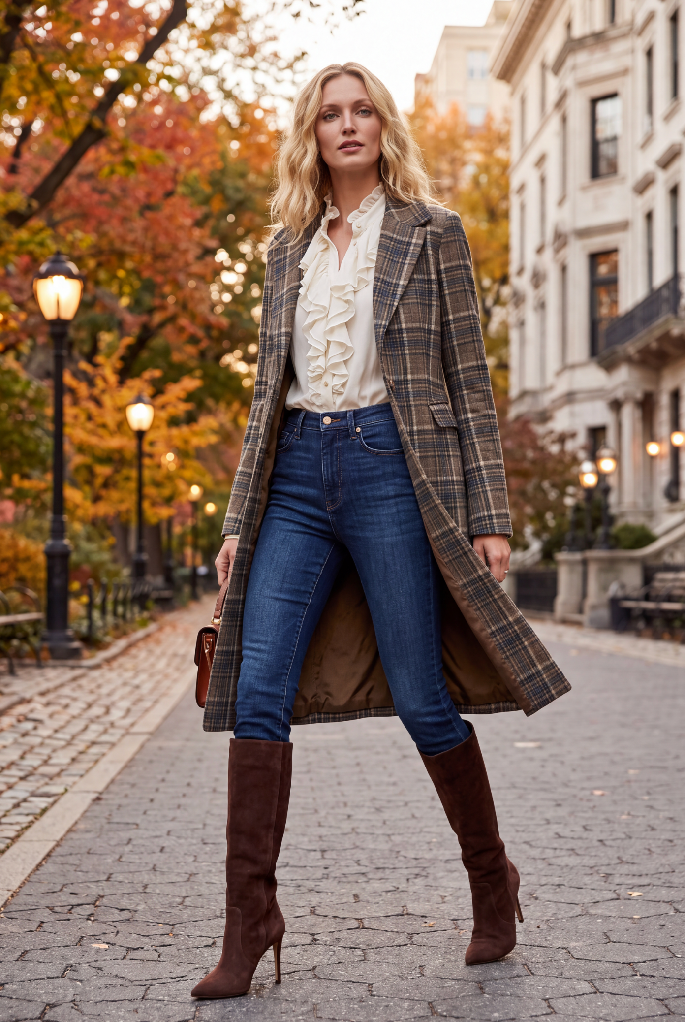 EMILIA PLAID COAT