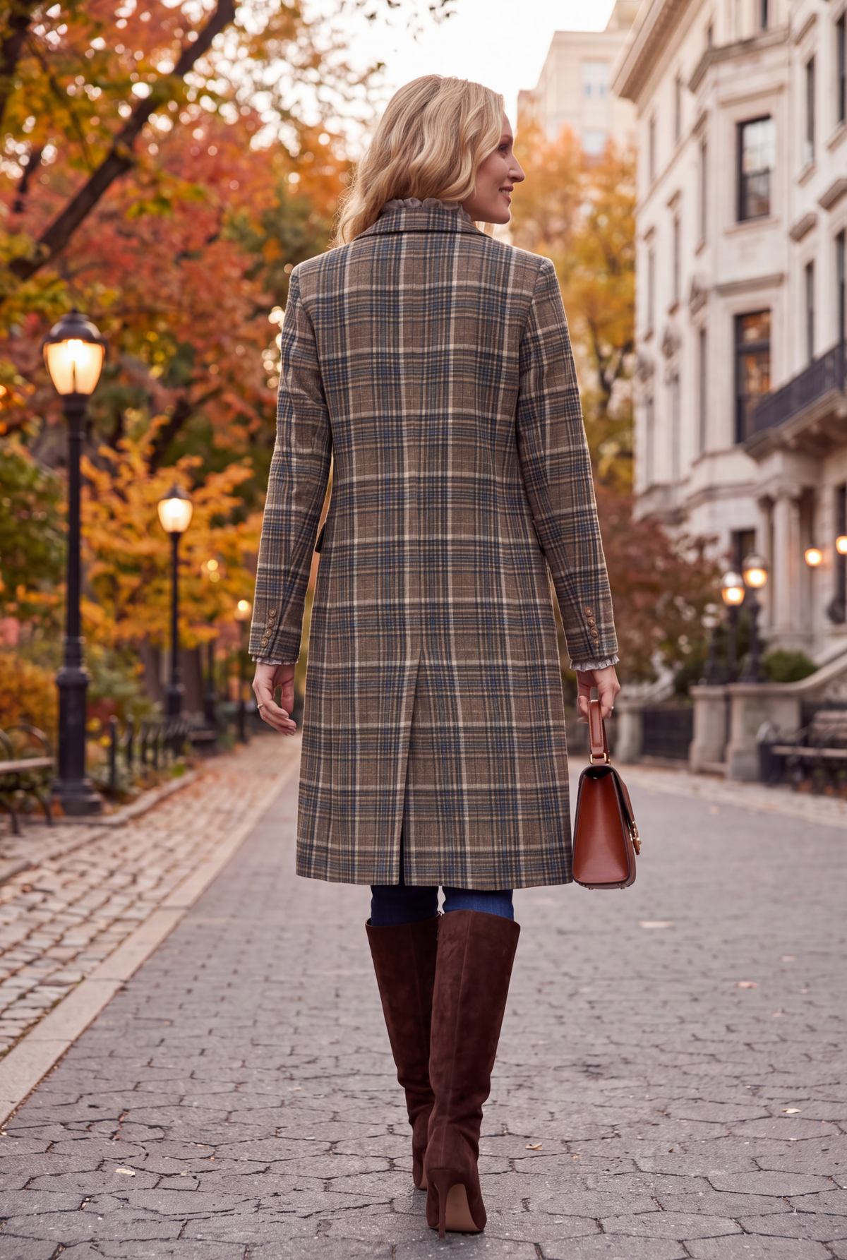 EMILIA PLAID COAT