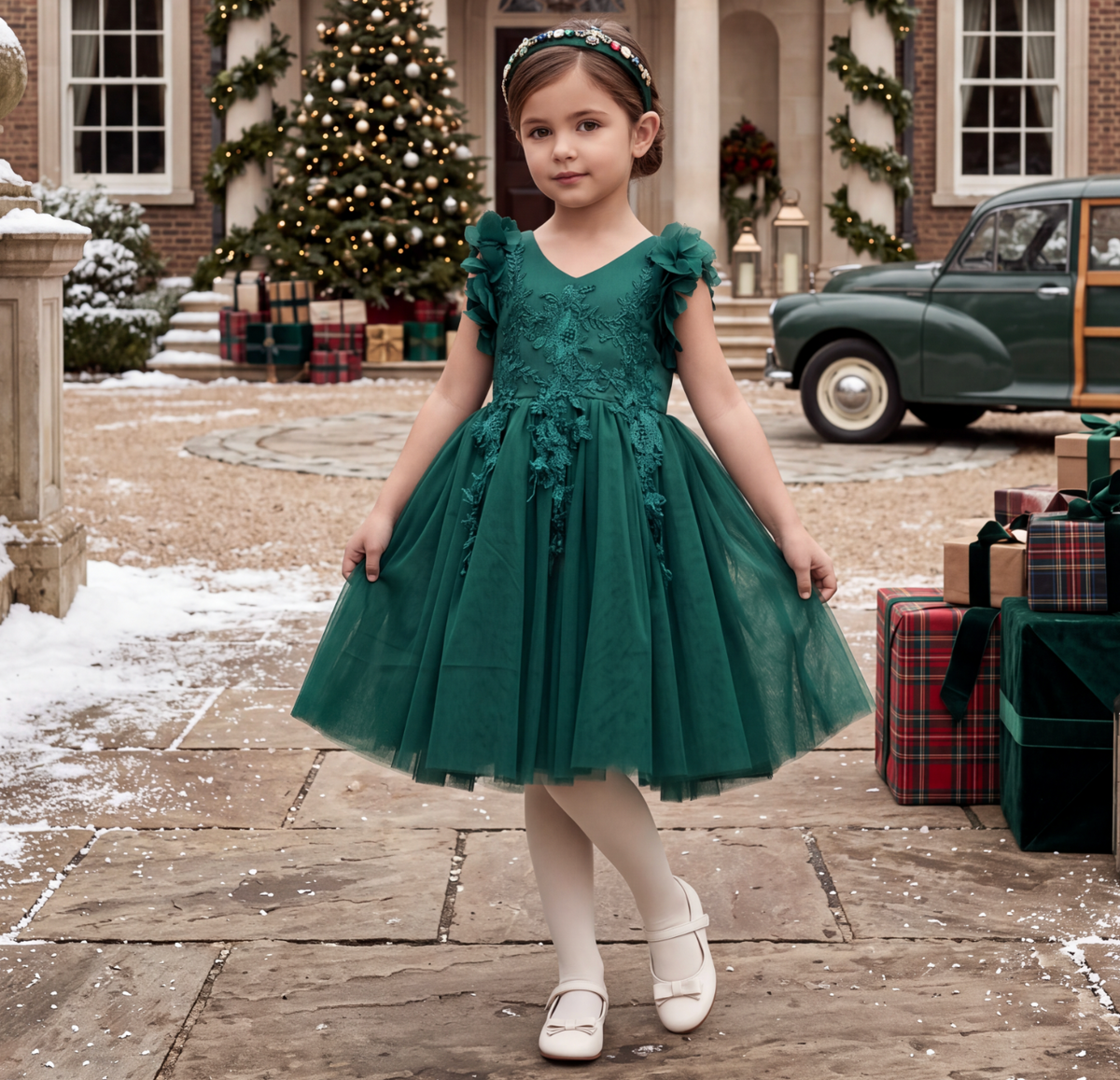 BIANCA DRESS EMERALD