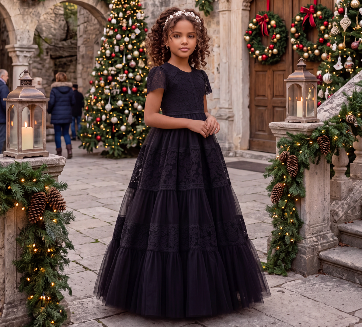 CATERINA DRESS BLACK