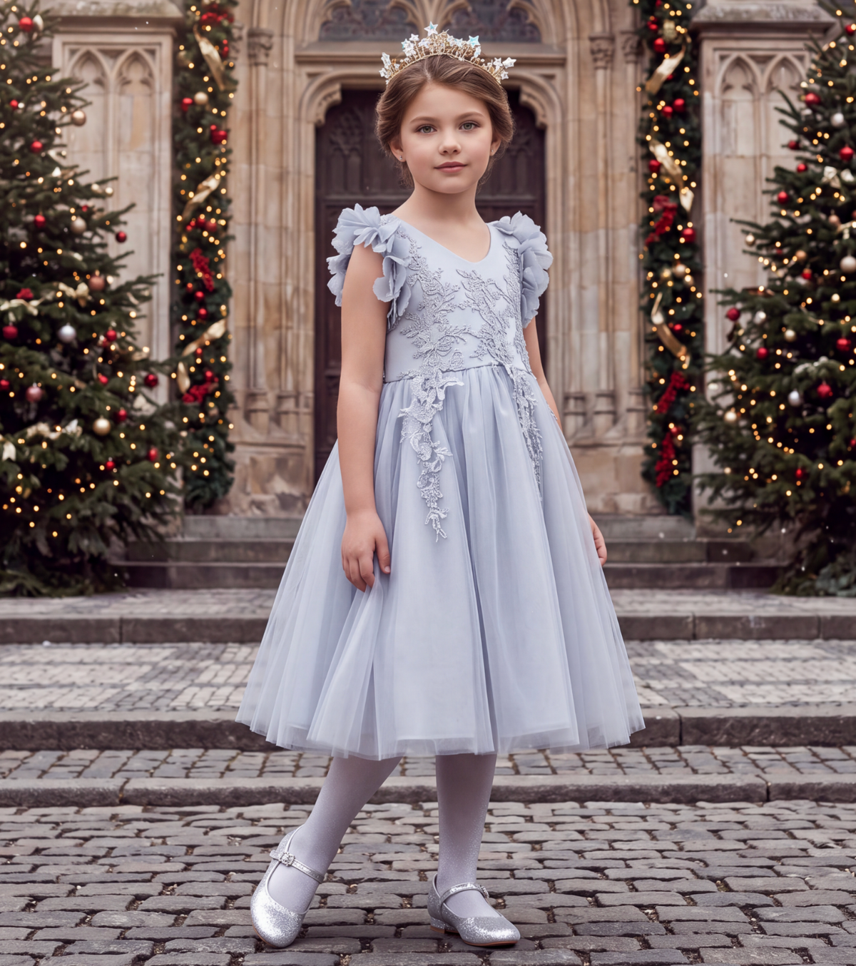 BIANCA DRESS SILVER