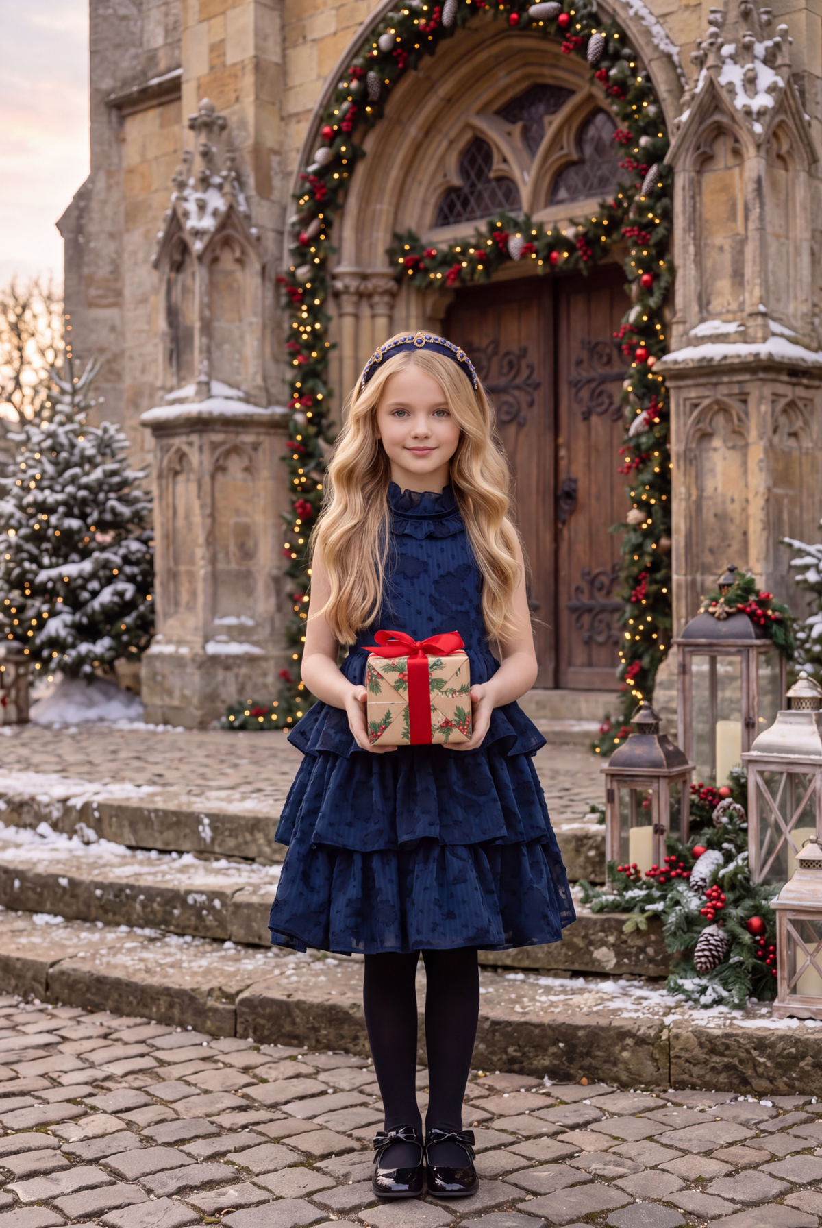JOELLE DRESS NAVY
