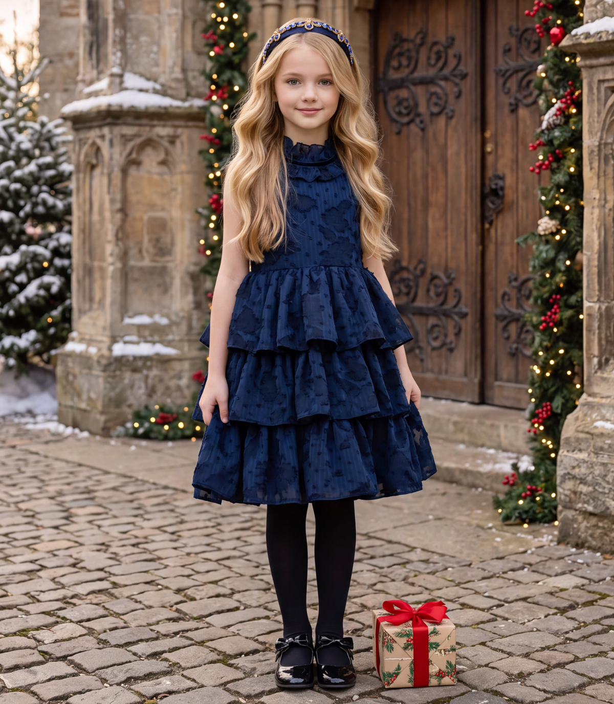 JOELLE DRESS NAVY