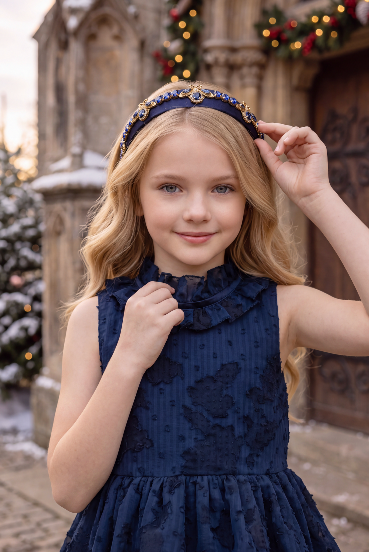 JOELLE DRESS NAVY