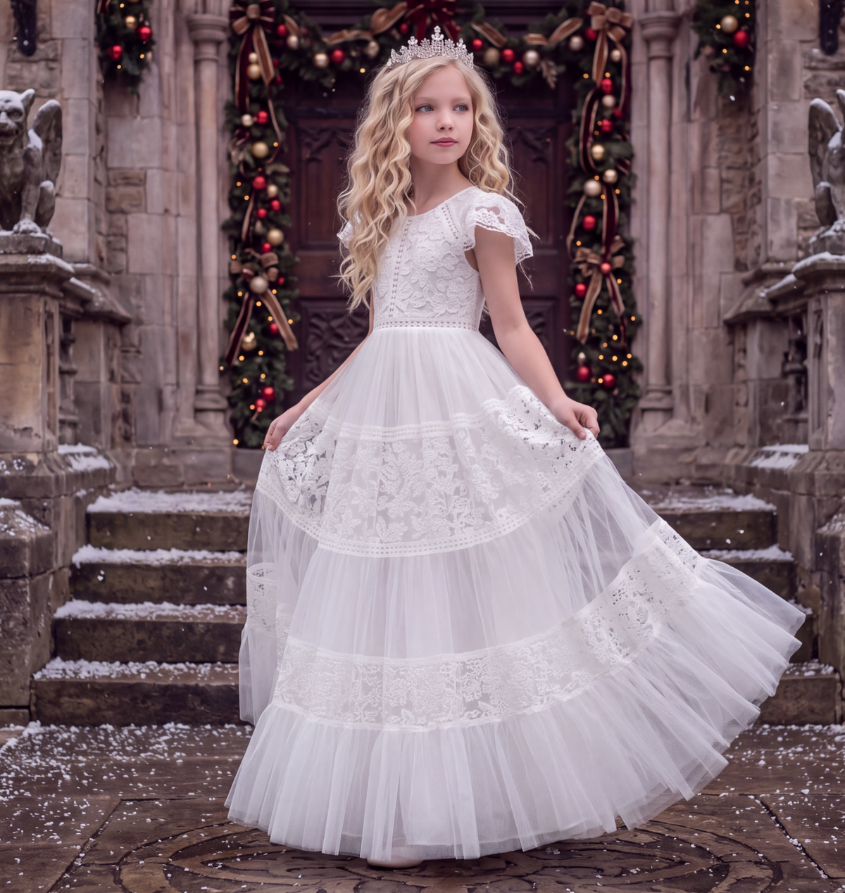 CATERINA DRESS WHITE