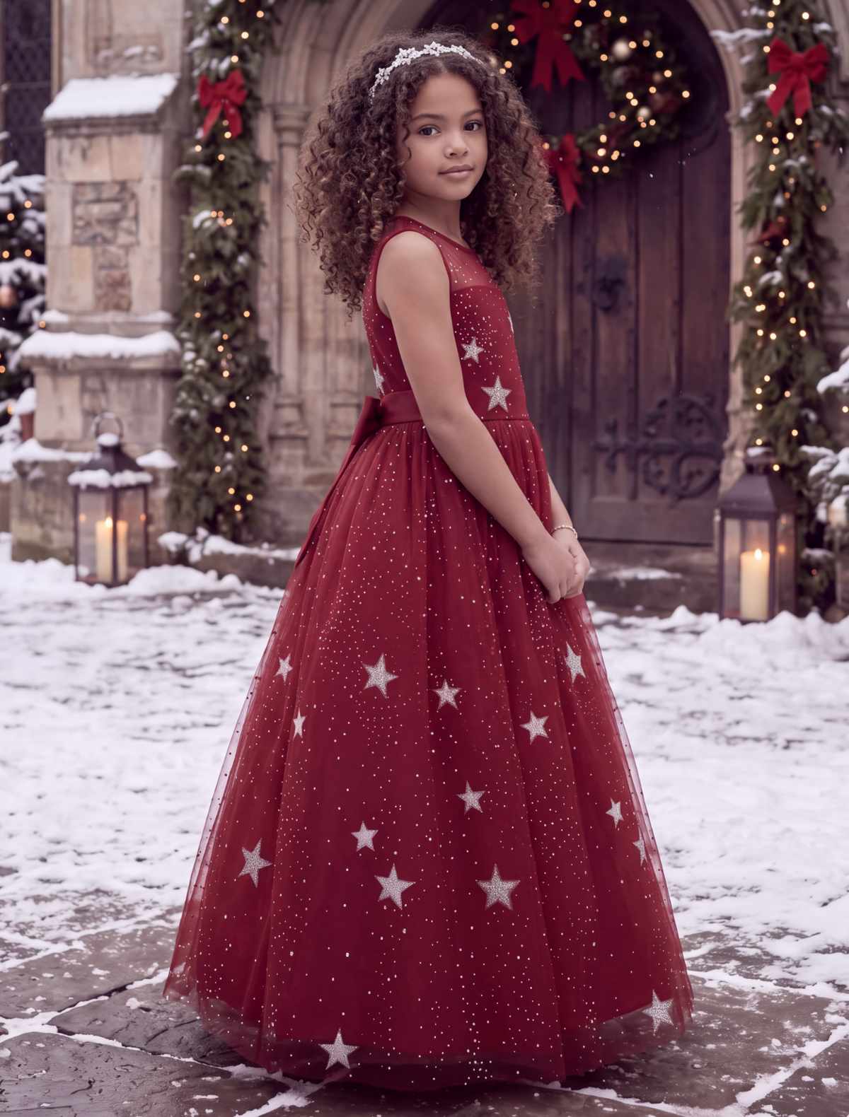 ANTOINETTE GOWN CRIMSON