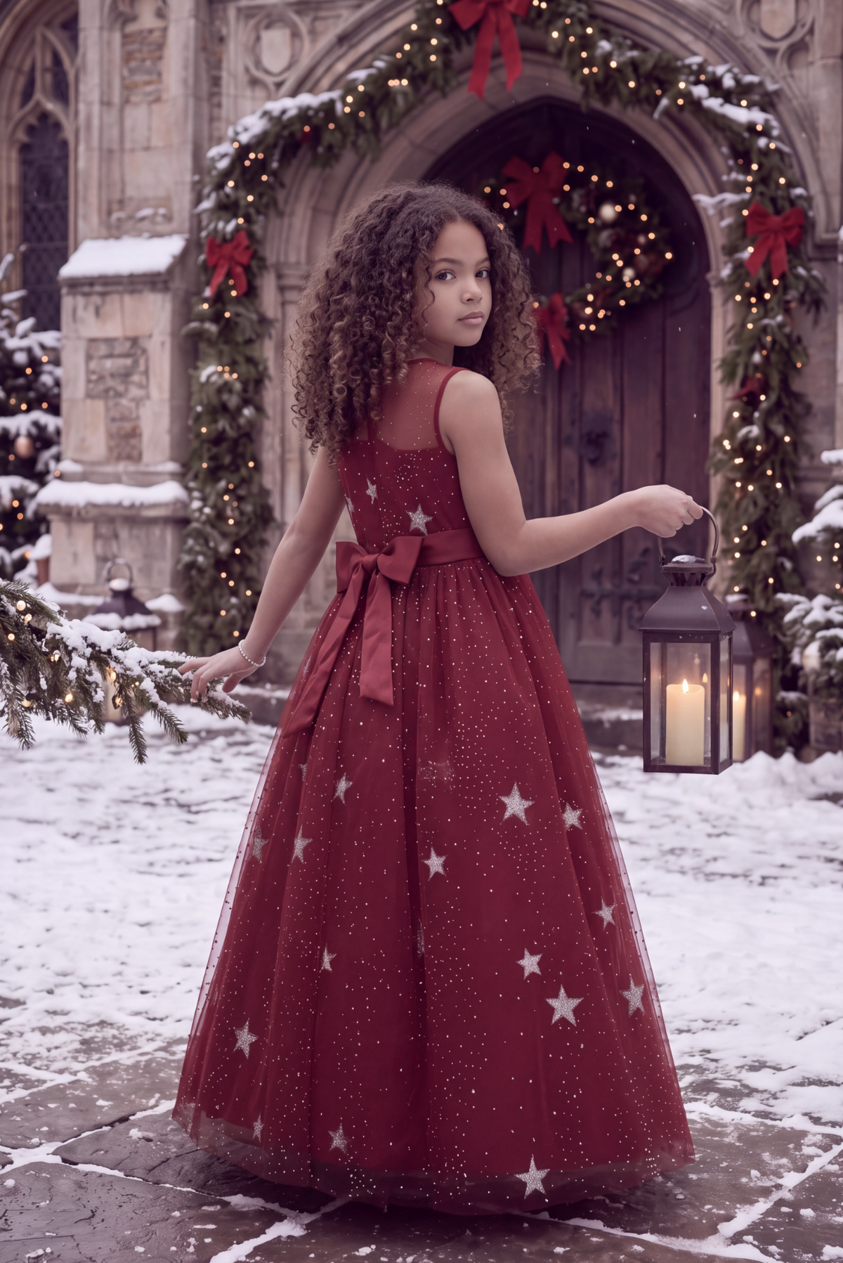 ANTOINETTE GOWN CRIMSON