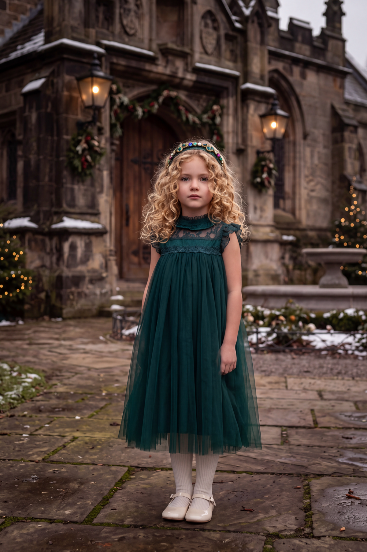 ALLESSANDRA DRESS EMERALD