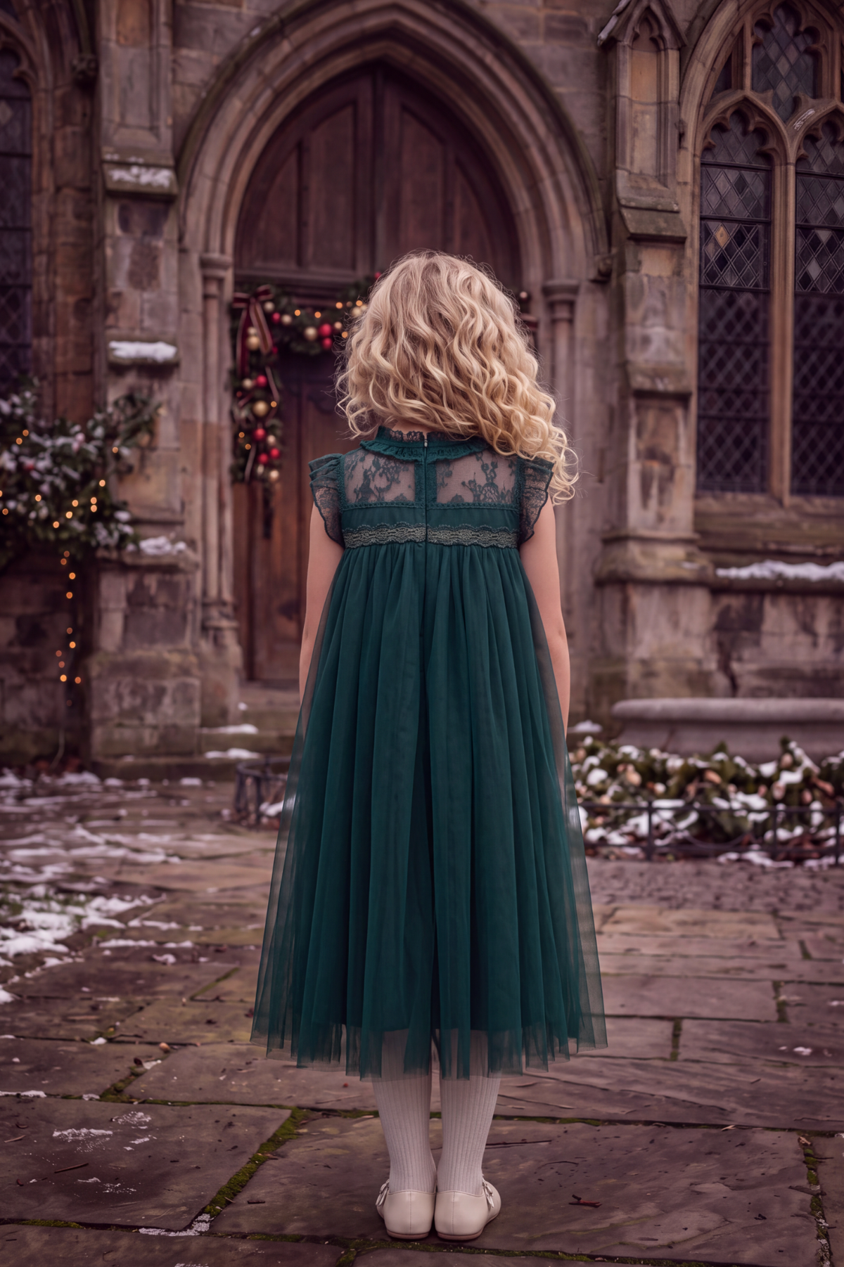ALLESSANDRA DRESS EMERALD