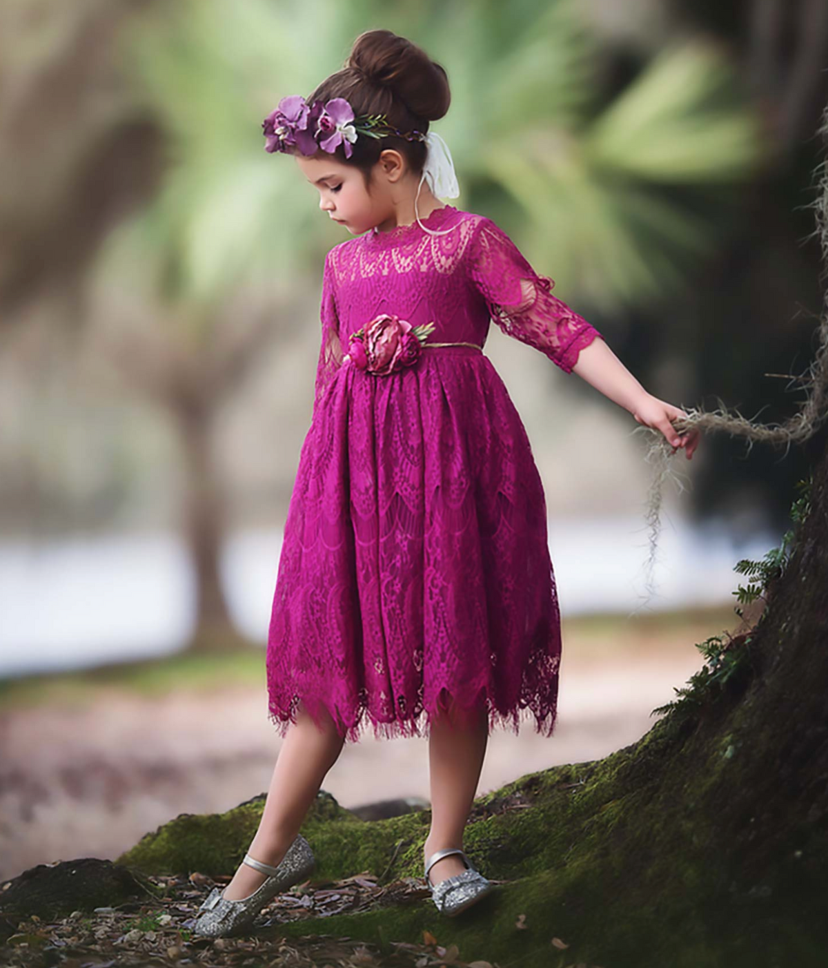 BELLA RAFAELA DRESS ORCHID