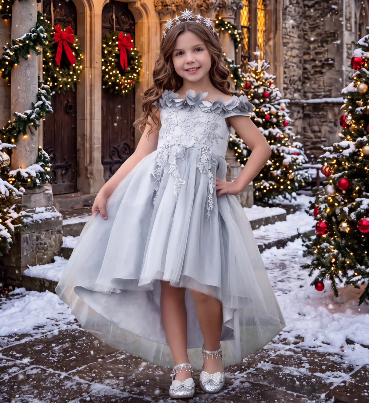 BELLE GOWN SILVER