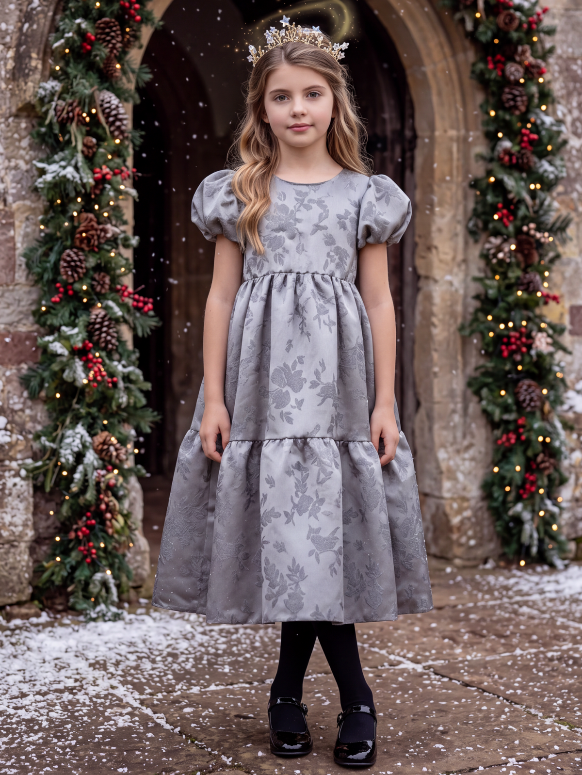 GRACYN GOWN SILVER