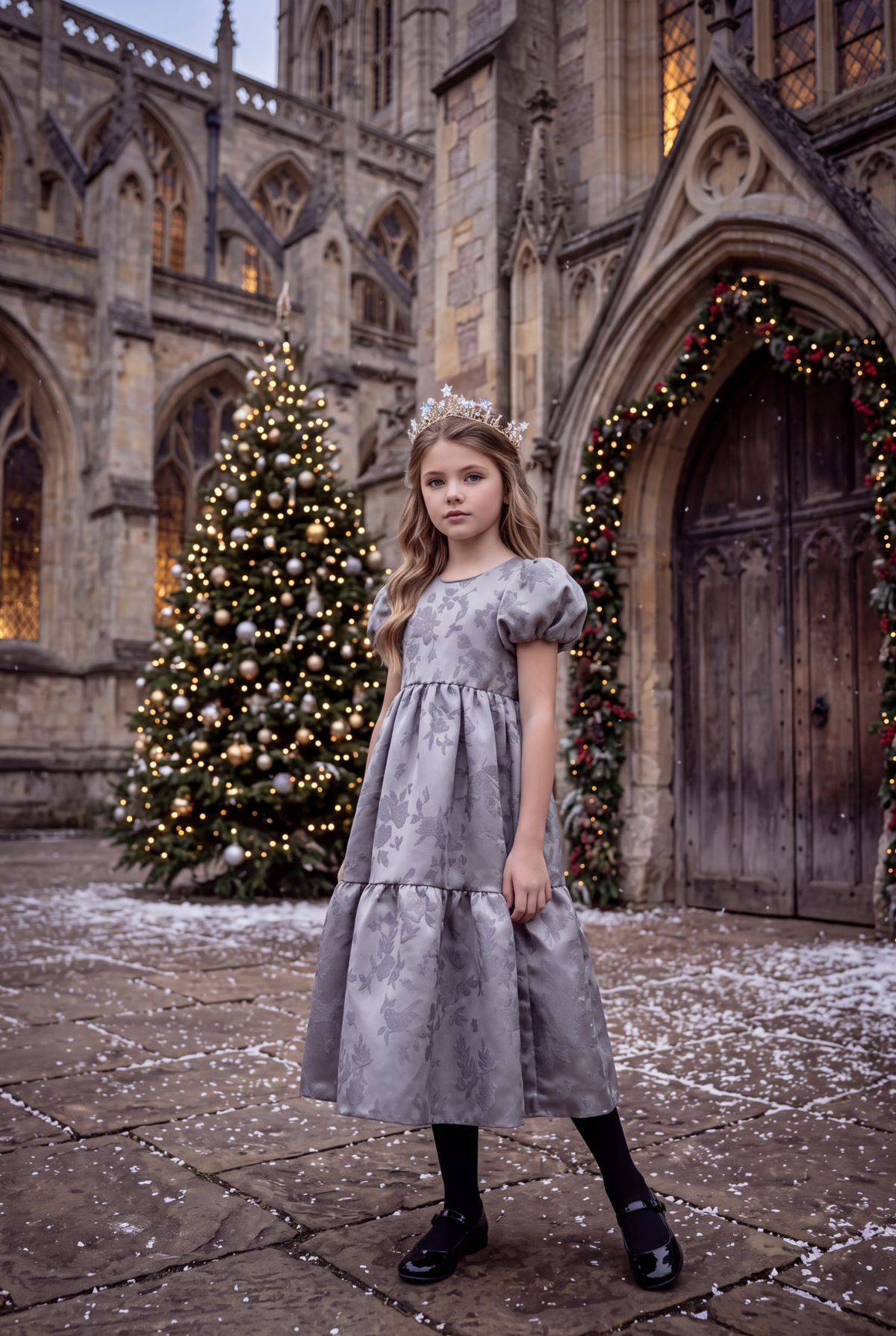 GRACYN GOWN SILVER