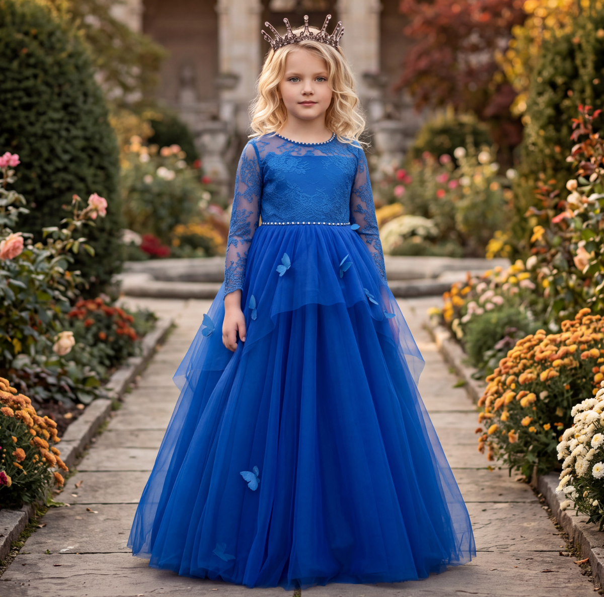 MARIPOSA GOWN ROYAL BLUE