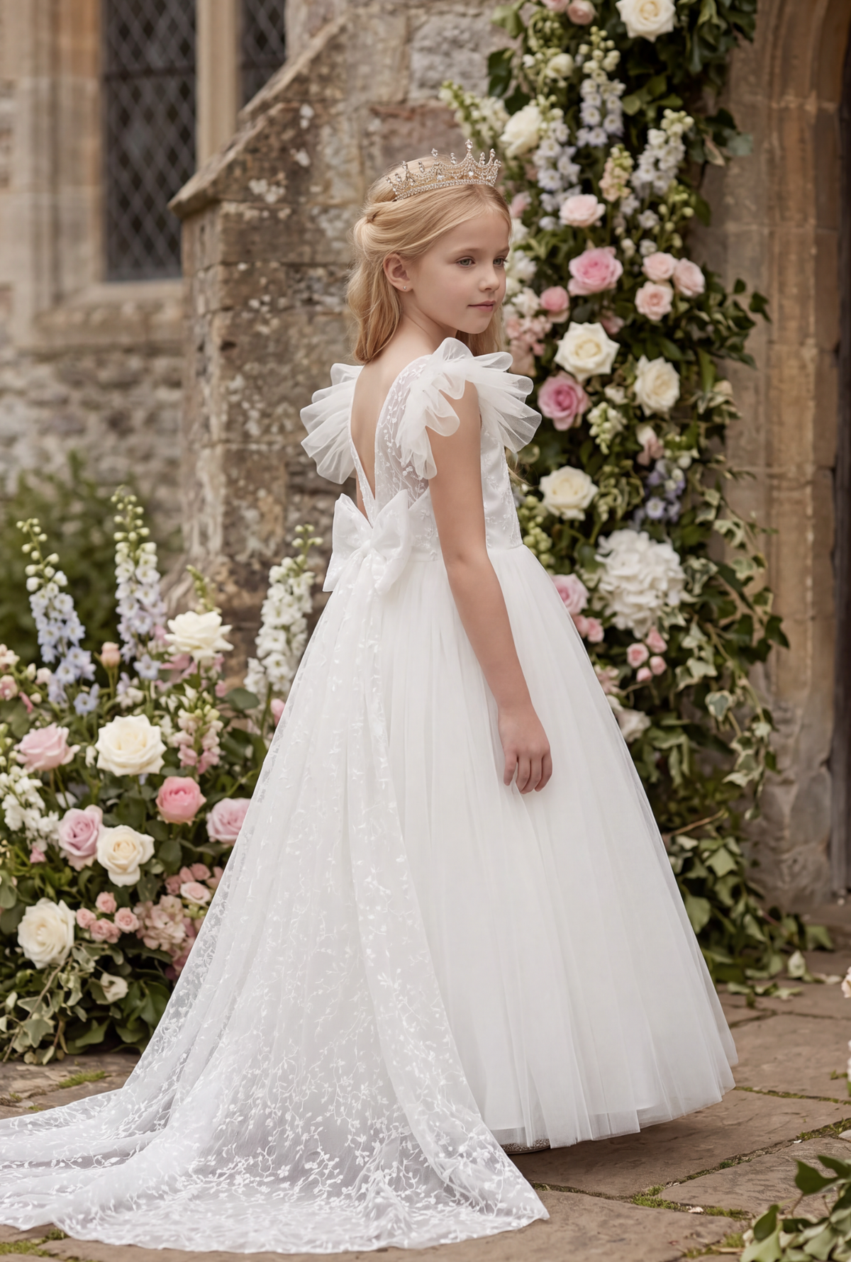 PAXTON GOWN WHITE