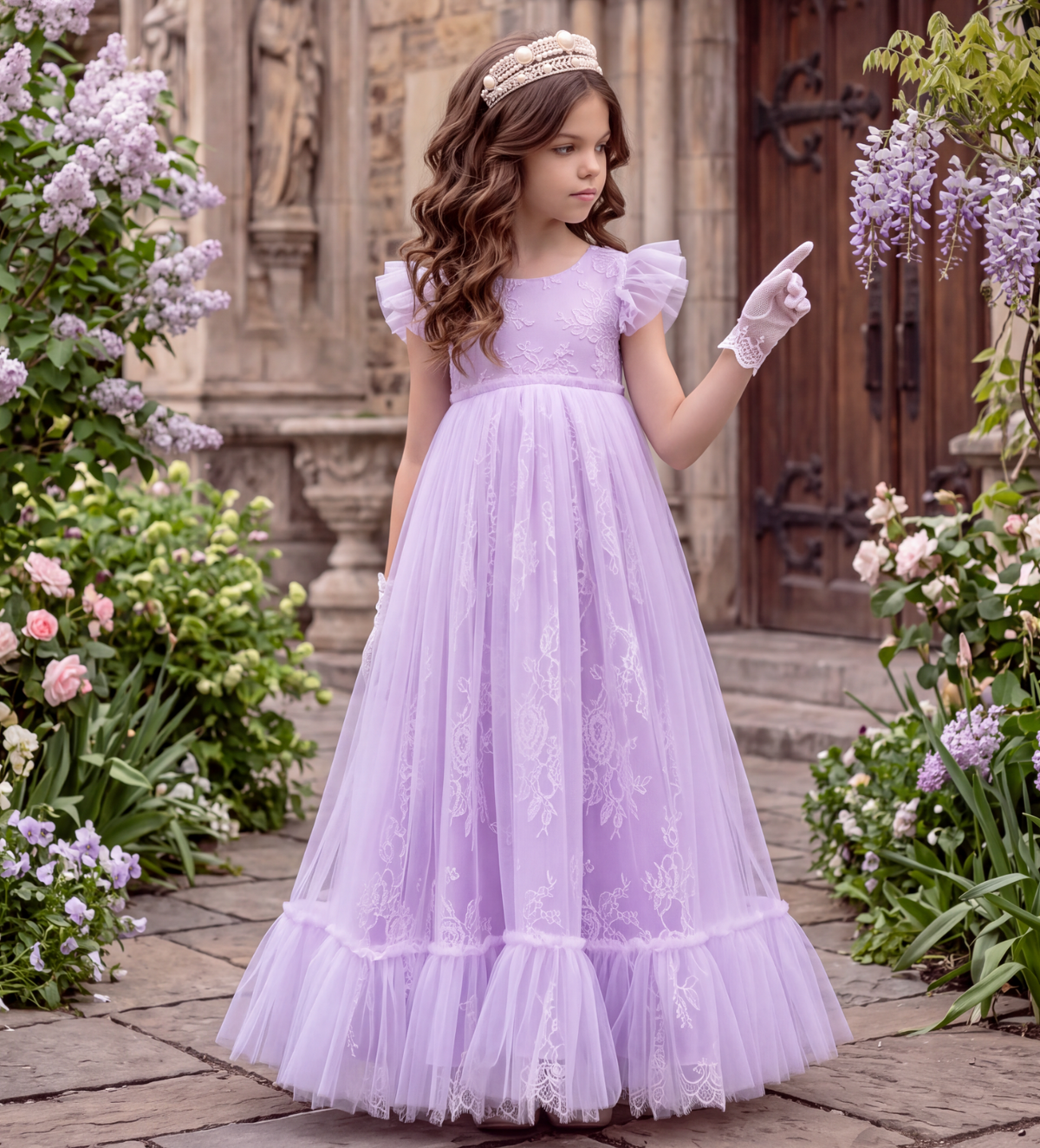 CLARA GOWN LAVENDER