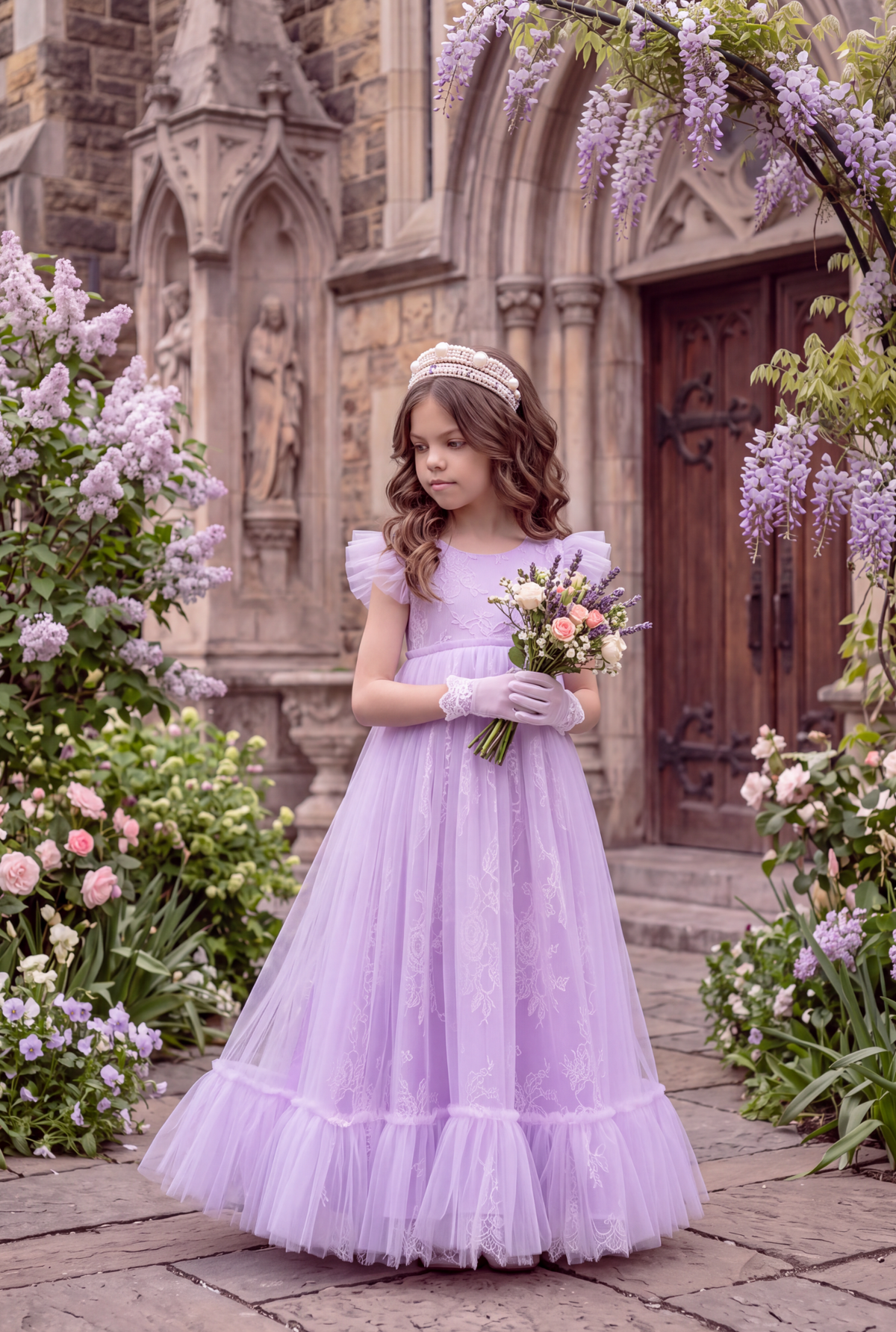 CLARA GOWN LAVENDER