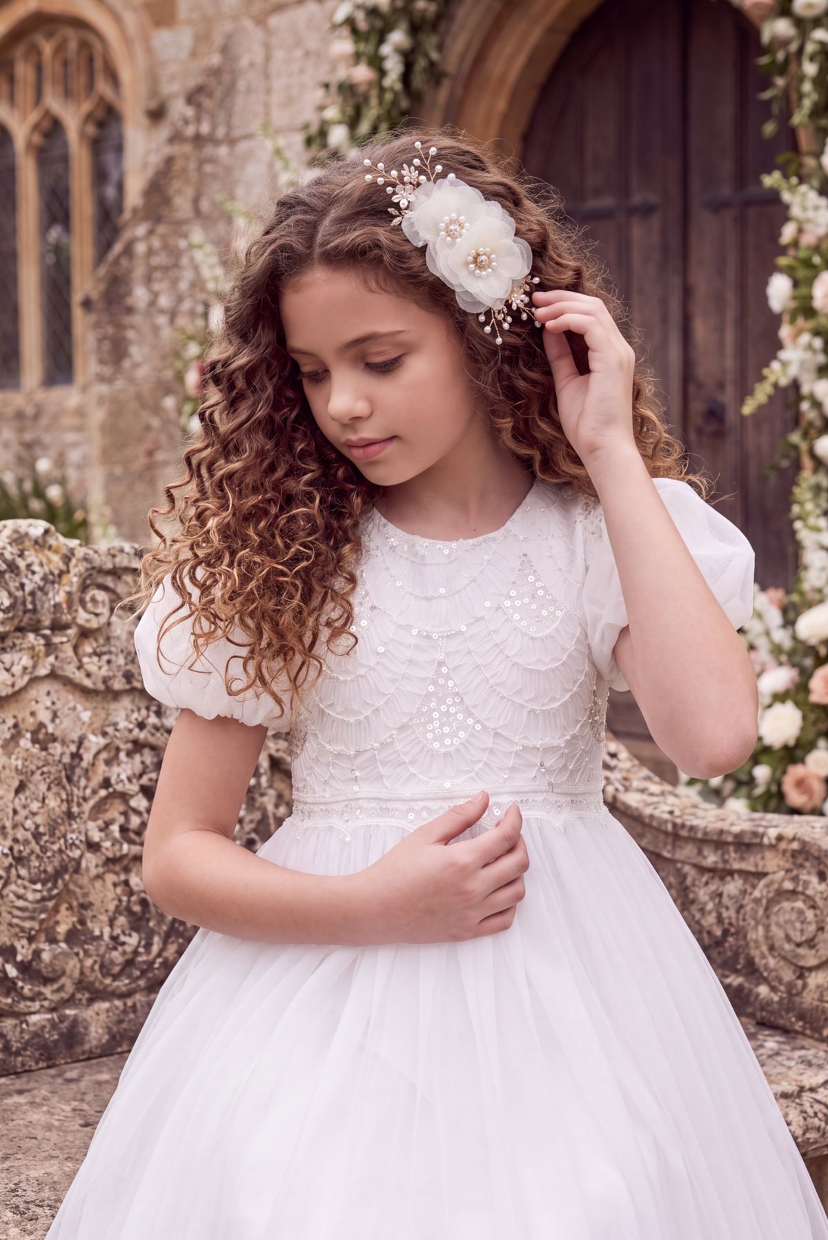FLEUR BLANCHE FLOWER CLIP