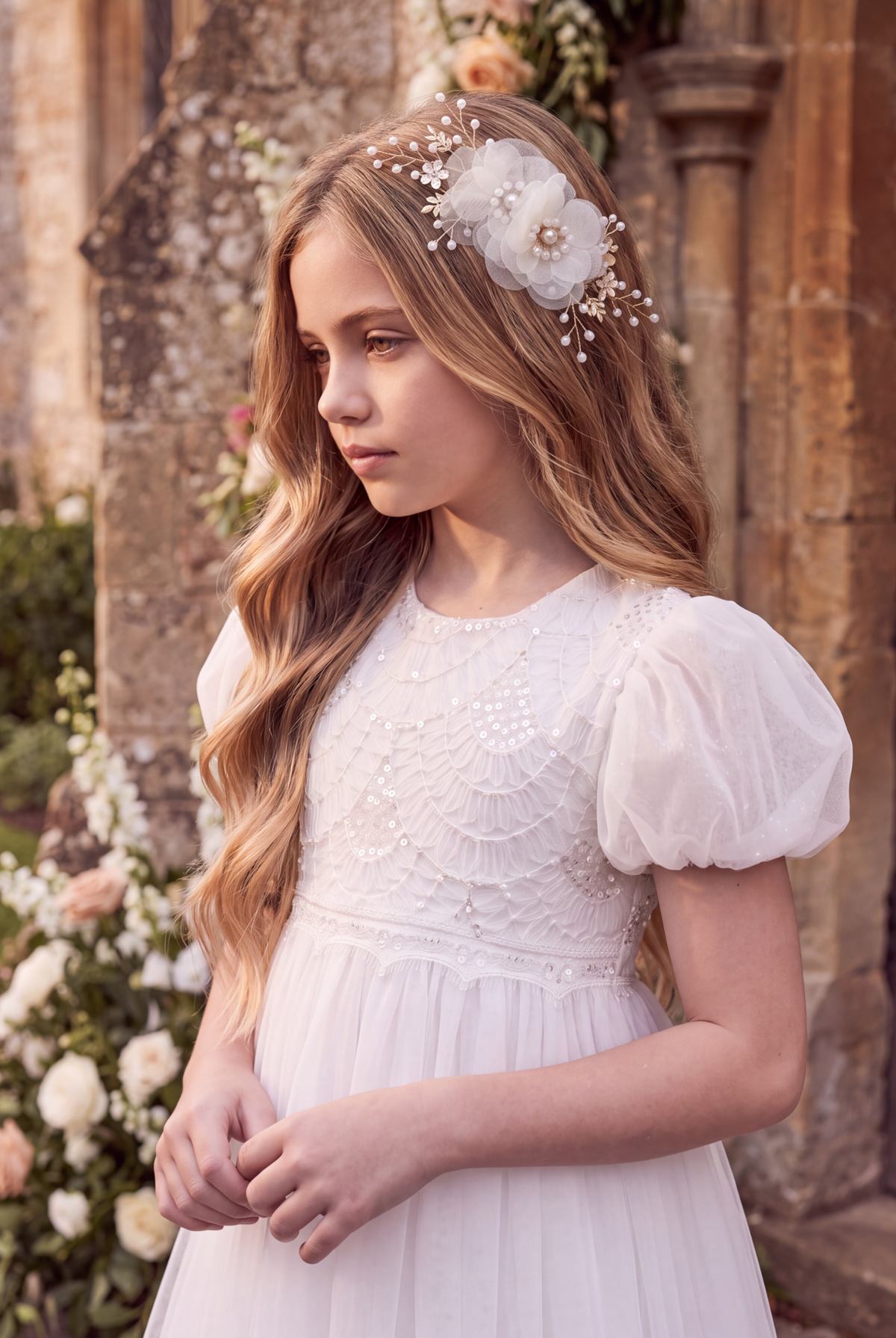 FLEUR BLANCHE FLOWER CLIP
