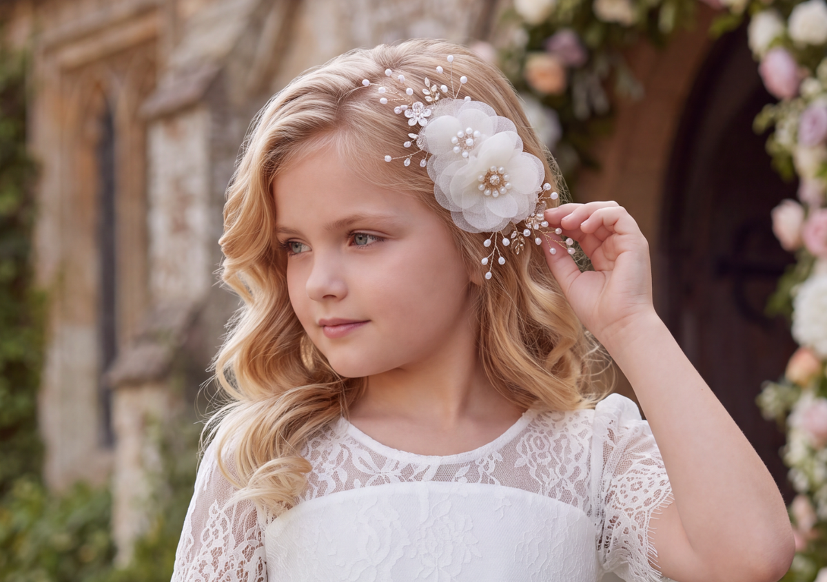 FLEUR BLANCHE FLOWER CLIP