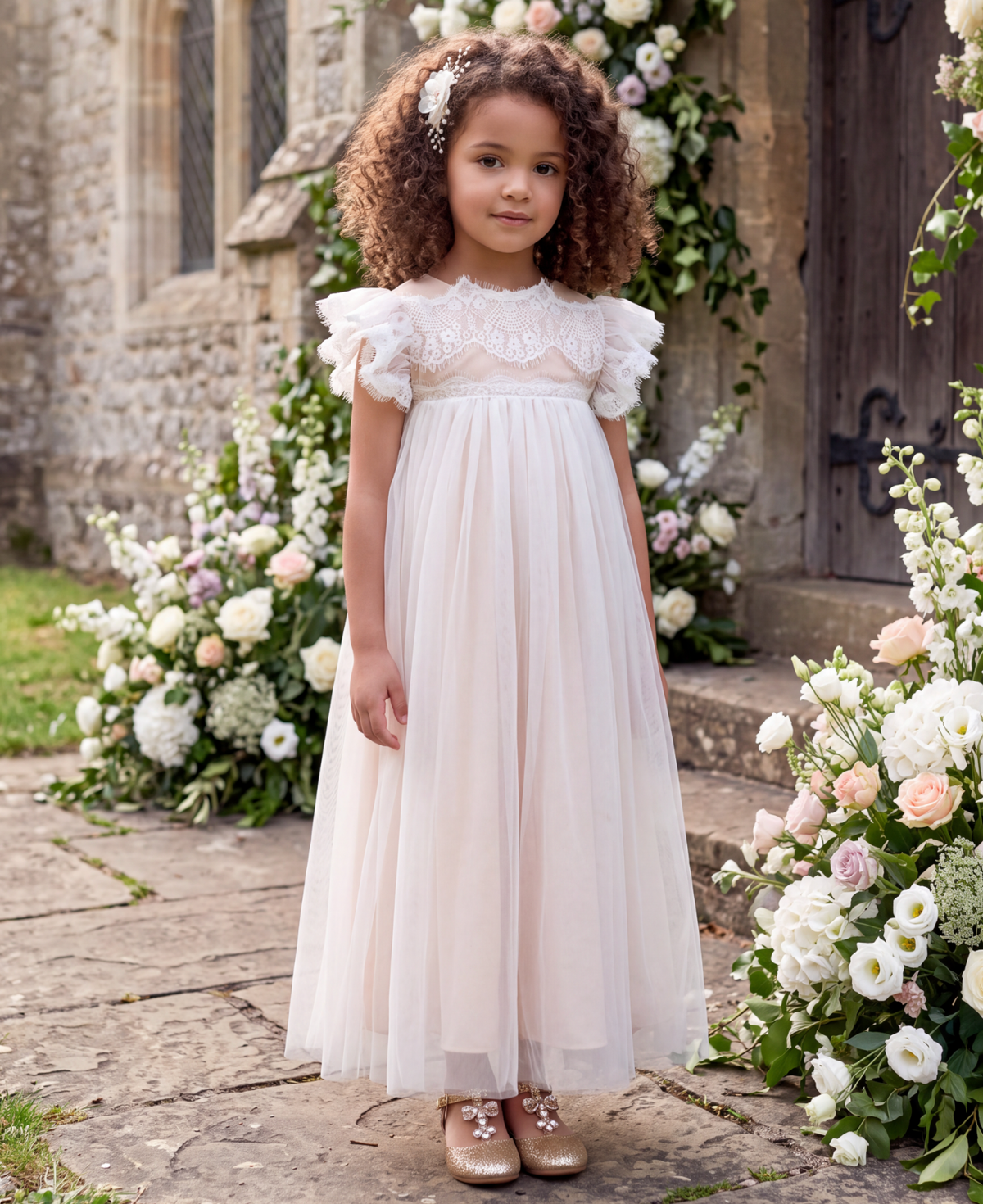ADRIANA DRESS WHITE/NATURAL